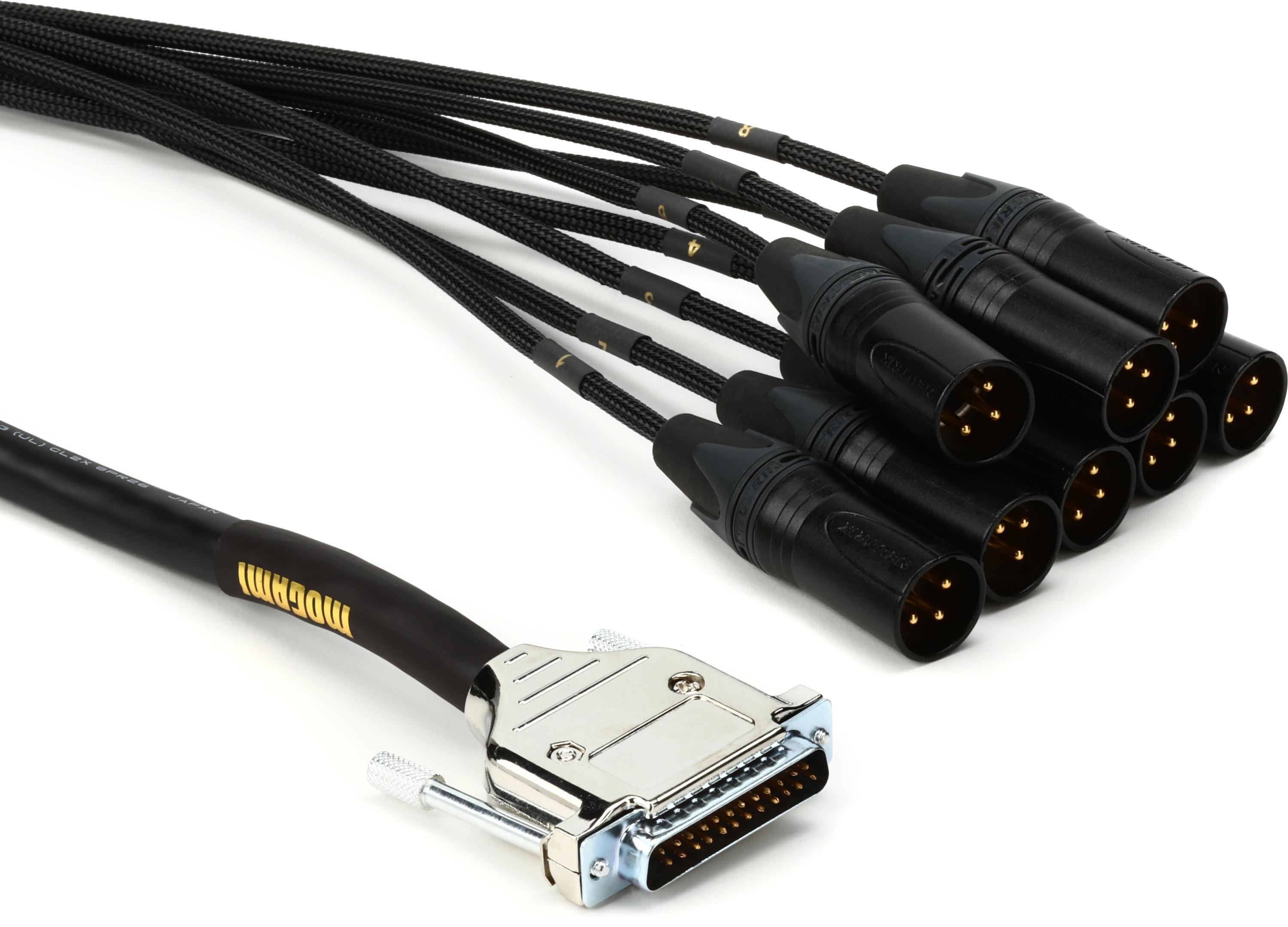 Mogami Gold DB25-XLRM-10 8-channel Analog Interface Cable