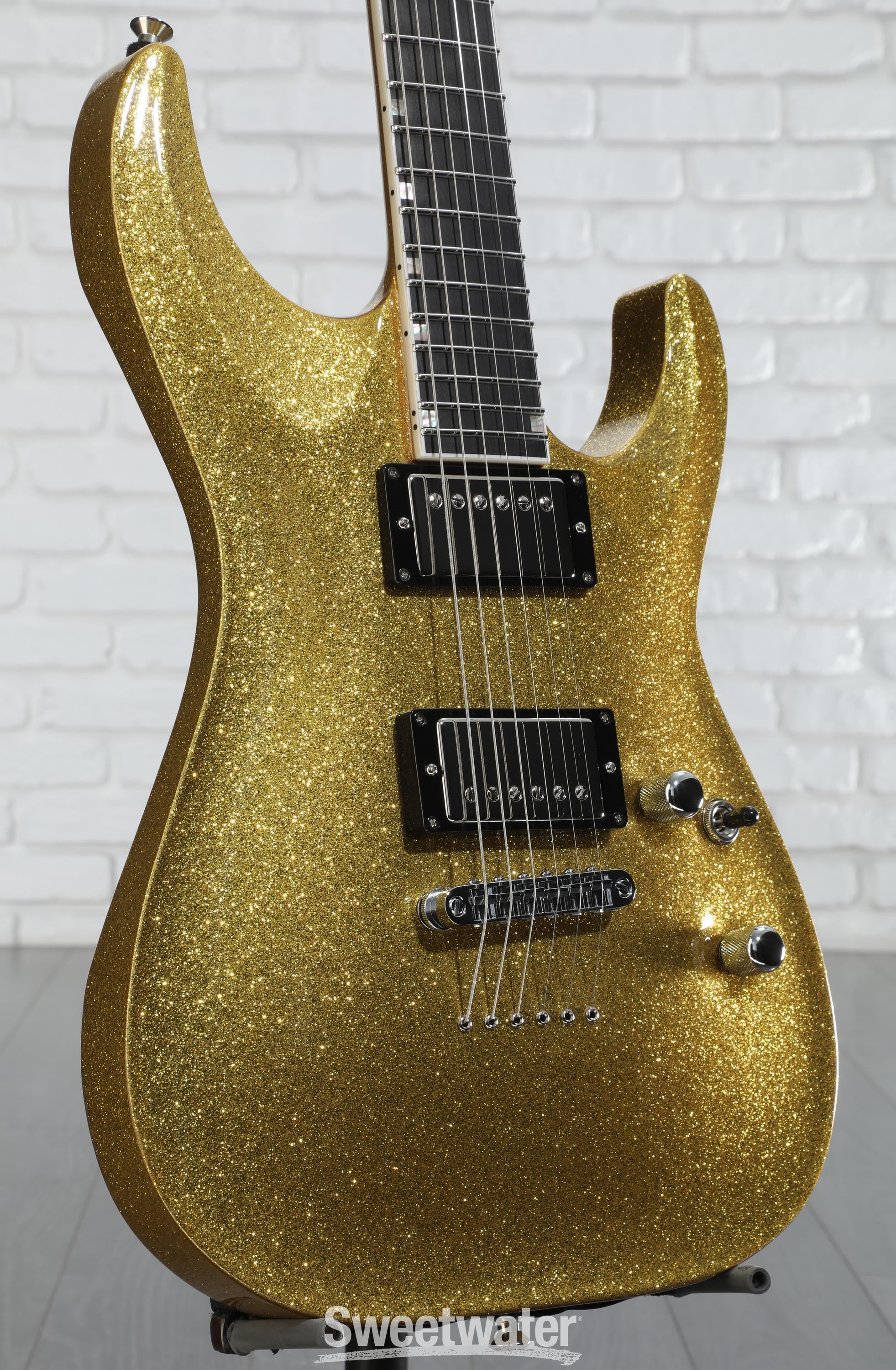 最終値下　ピックアップ　HIGHLANDER iP-2 USA ESP USA Horizon-II Electric Guitar - Gold Sparkle | Sweetwater