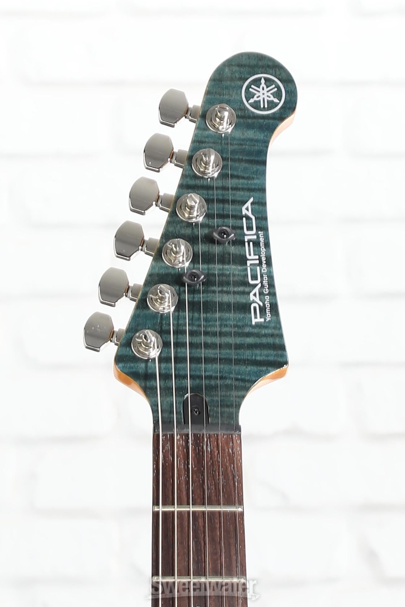 Yamaha Pacifica PAC612VIIFM Electric Guitar - Indigo Blue | Sweetwater