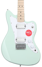 Squier Mini Jazzmaster HH Electric Guitar - Surf Green with Maple