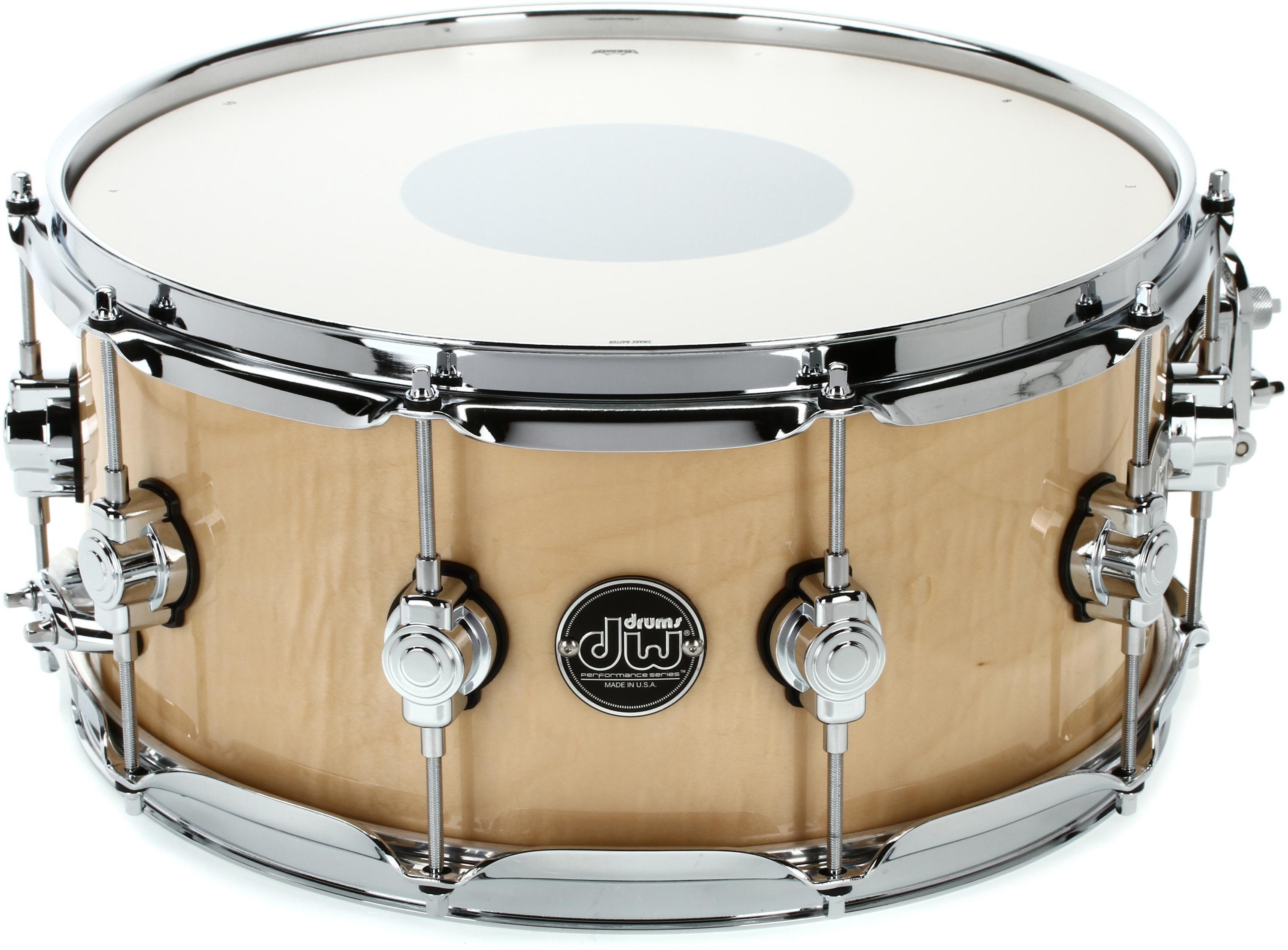 DW Performance Series Snare Drum - 6.5 x 14 inch - Natural Lacquer