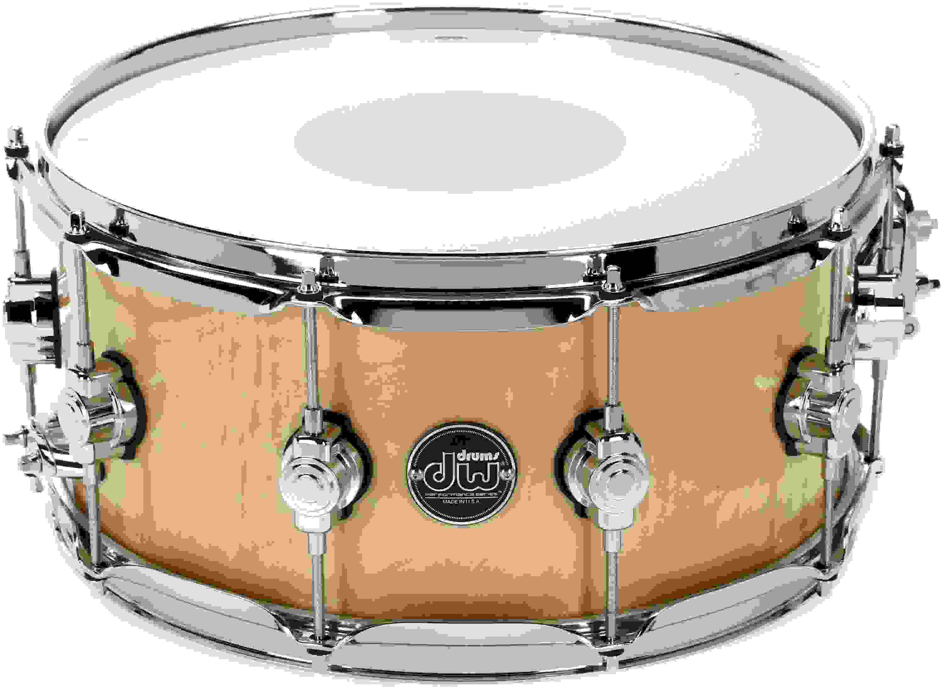 DW Performance Series Snare Drum - 6.5 x 14 inch - Natural Lacquer