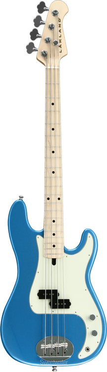 Lakland USA Classic 44-64 Bass Guitar - Lake Placid Blue with Maple  Fingerboard