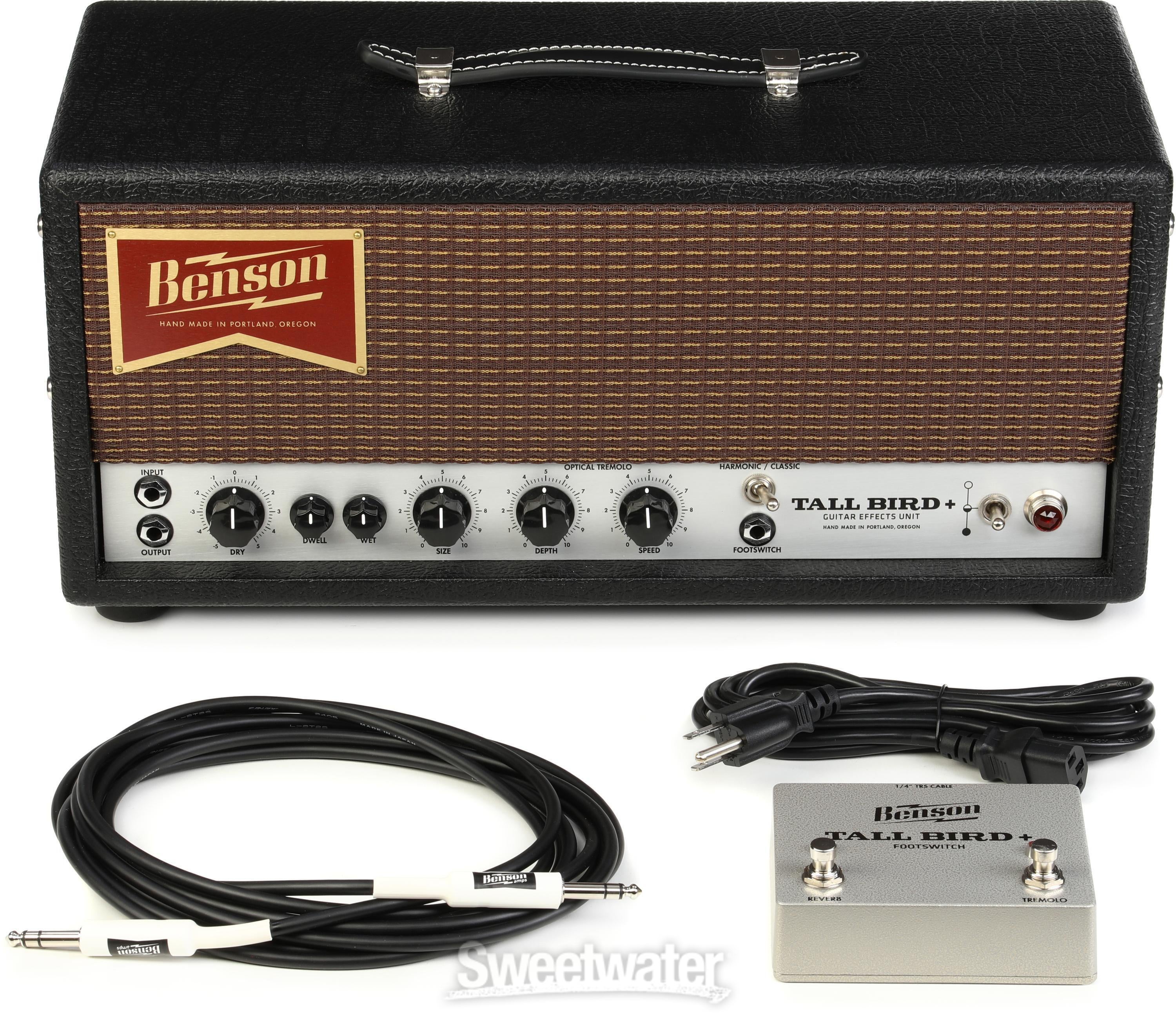 Benson Amps Tall Bird Plus Tube Spring Reverb and Tremolo