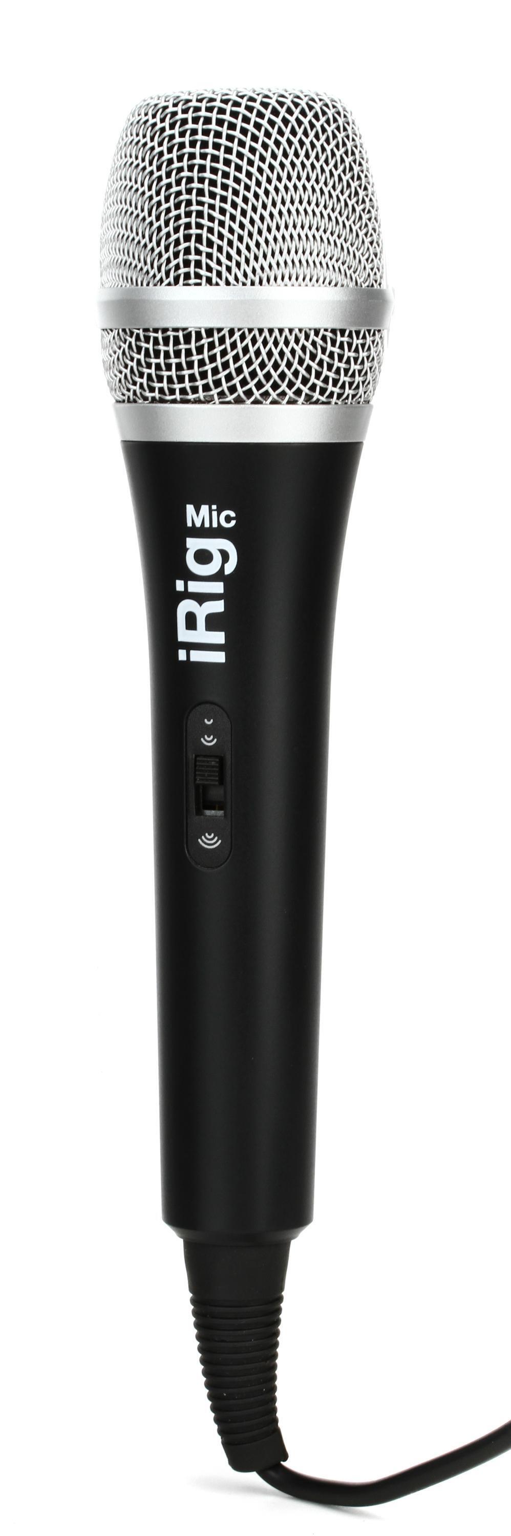 Ik Multimedia Irig Mic Handheld Condenser Microphone for iPhone, iPod  touch, iPad, and Android Devices