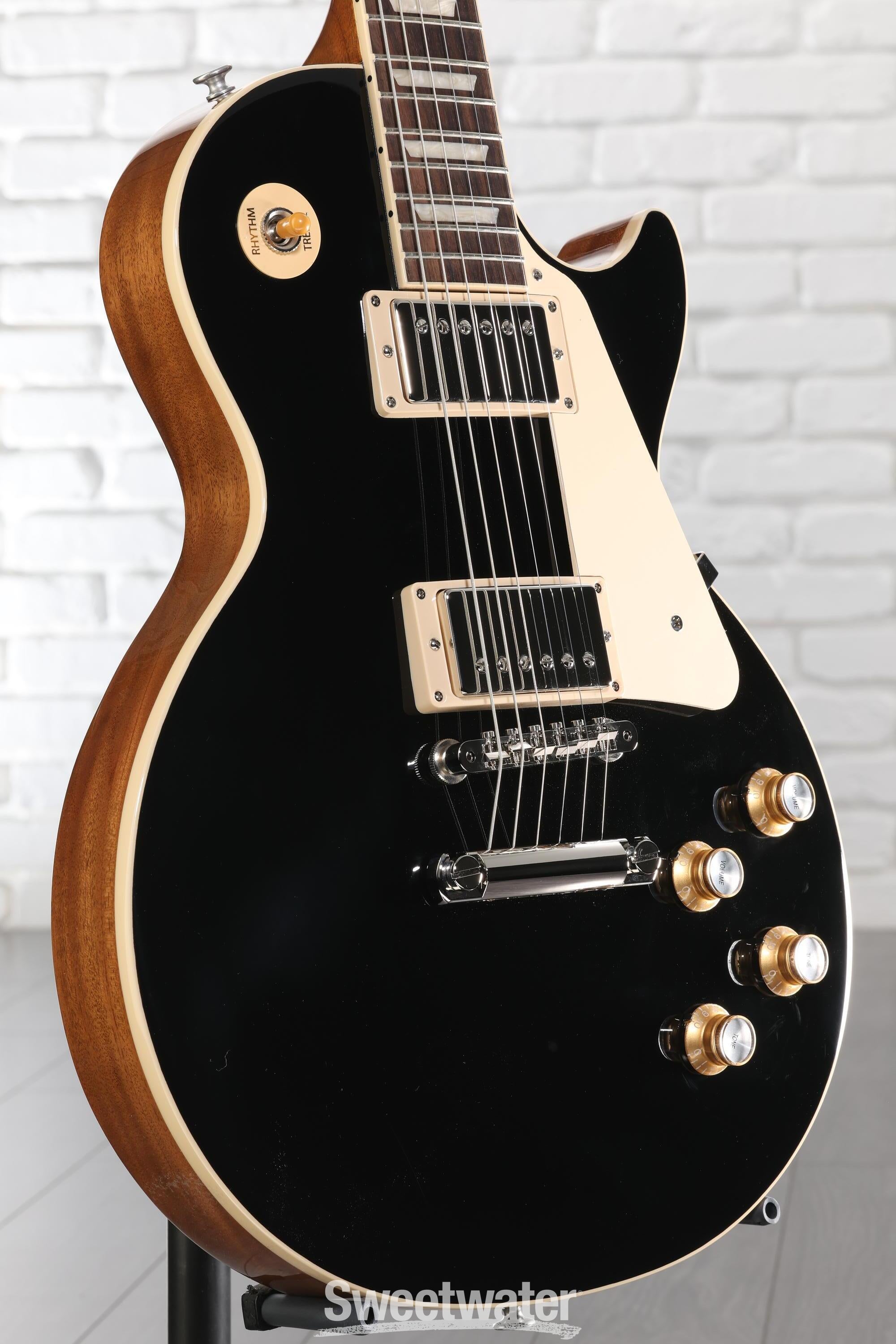Gibson Les Paul Standard '60s Plain Top Electric Guitar - Ebony