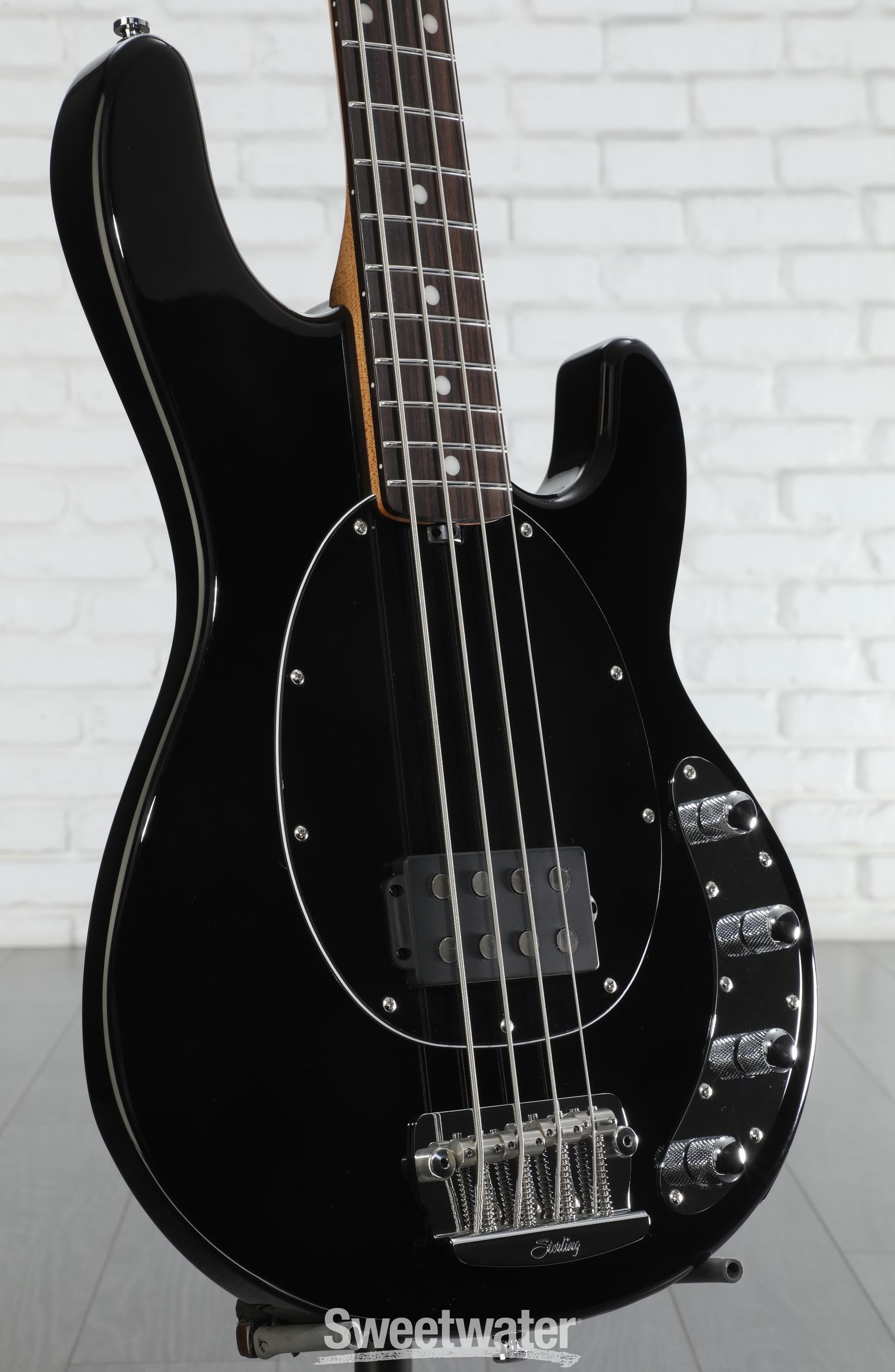 Sterling By Music Man StingRay RAY34 Bass Guitar - Black