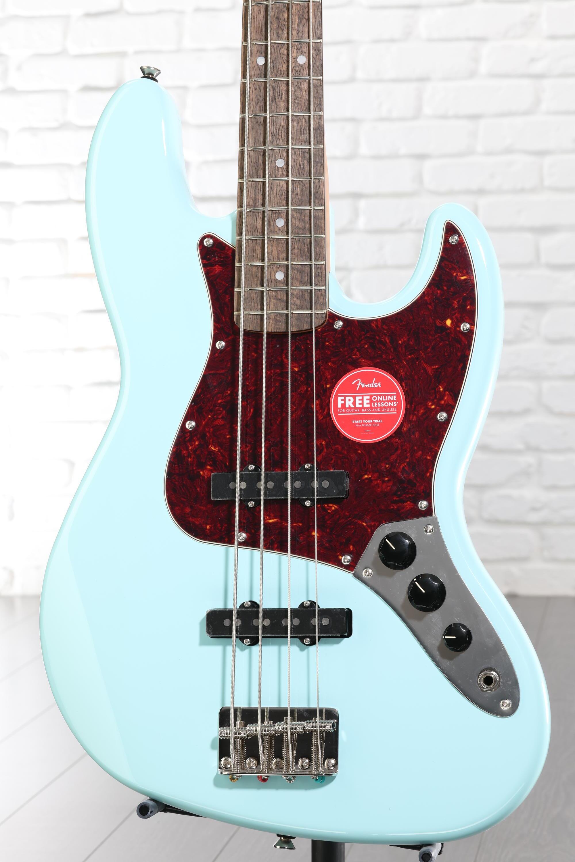 Squier Classic Vibe '60s Jazz Bass - Daphne Blue | Sweetwater