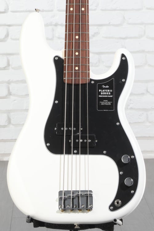 Fender Player II Precision Bass - Polar White with Rosewood Fingerboard