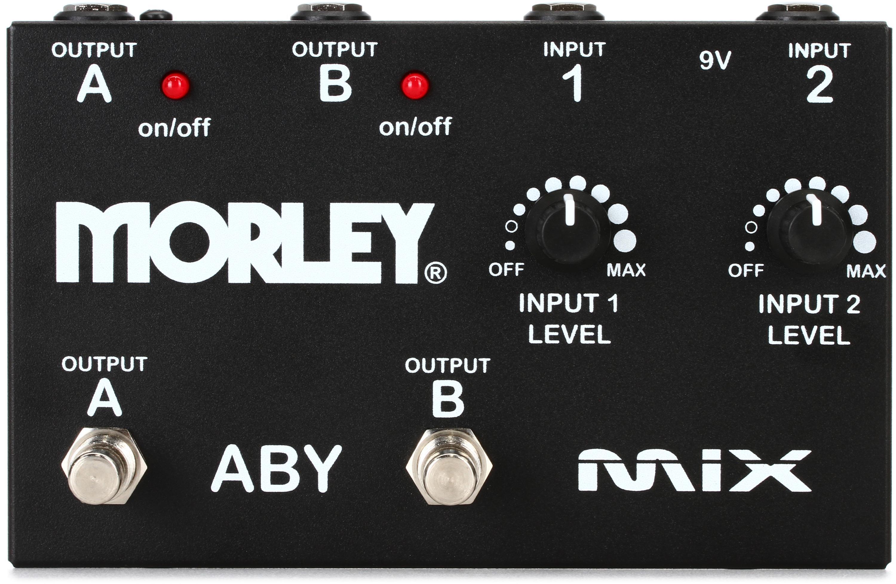 Morley ABY MIX 2-button Switcher/Mixer Pedal Reviews