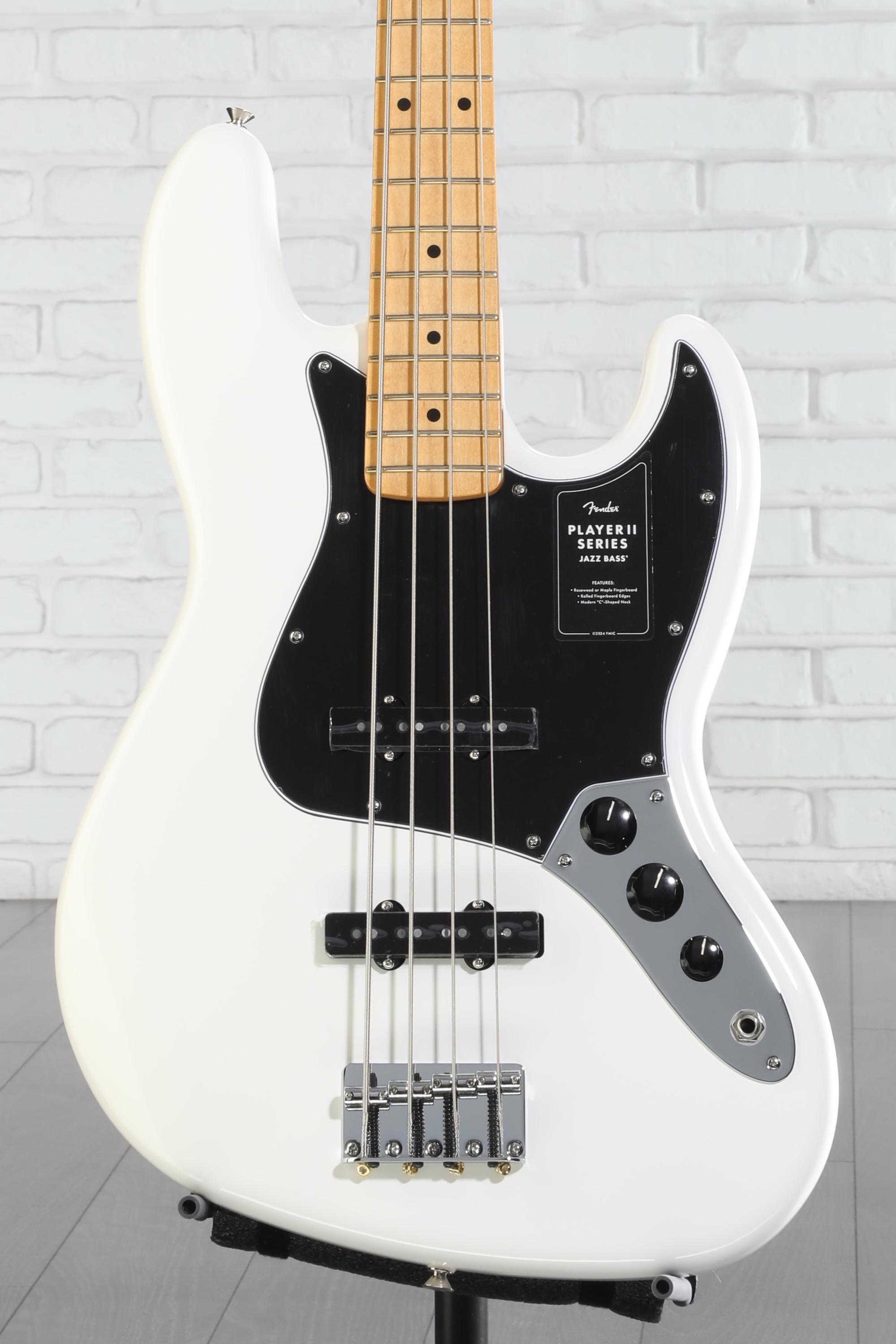 Fender Player II Jazz Bass - Polar White with Maple Fingerboard