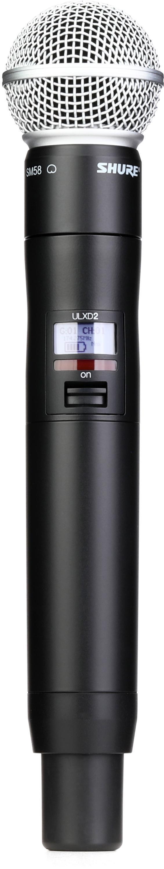 Shure MXW2X Handheld Transmitter with SM58 Capsule - Z10 Band