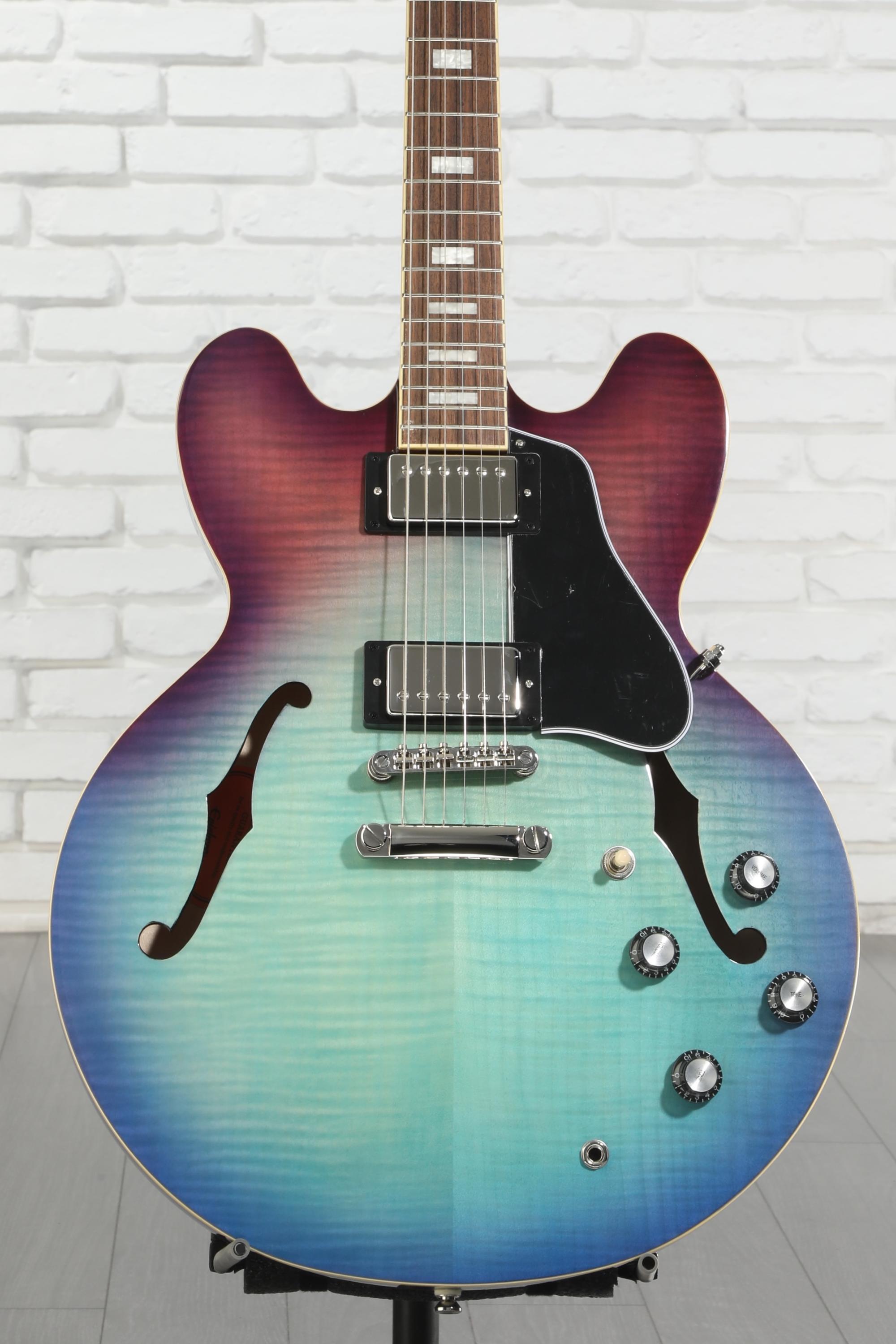 Epiphone ES-335 Figured Semi-hollowbody - Blueberry Burst Reviews