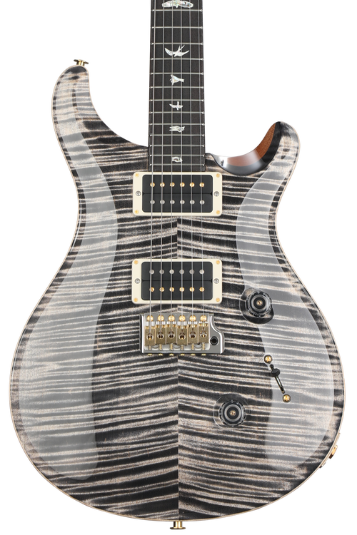 ギター 2014 PRS CUSTOM24 10TOP GRAY BLACK Platinum PRS Custom 24 10-Top Electric Guitar Gray Black | Guitar