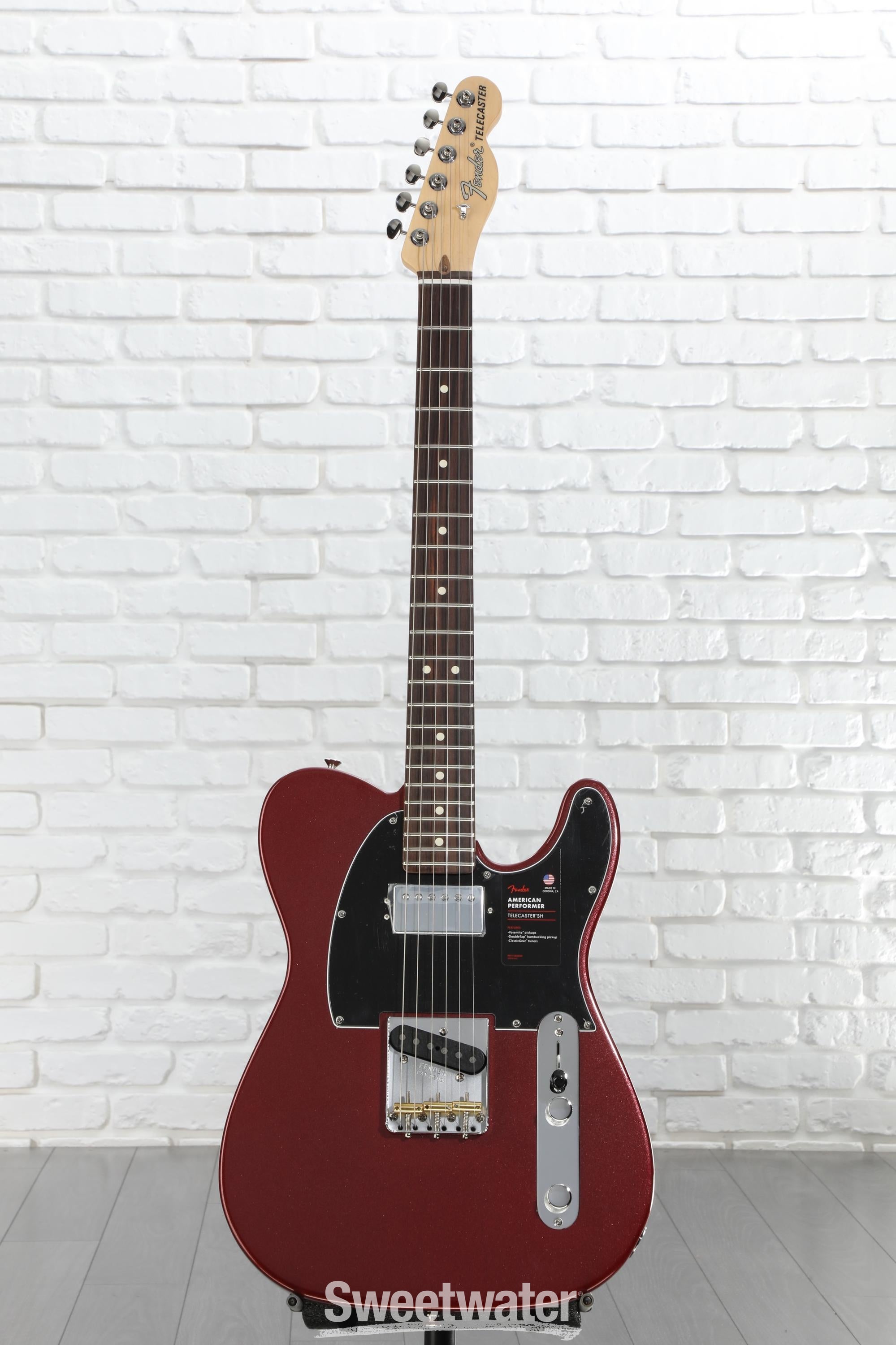 Fender American Performer Telecaster Hum - Aubergine with Rosewood