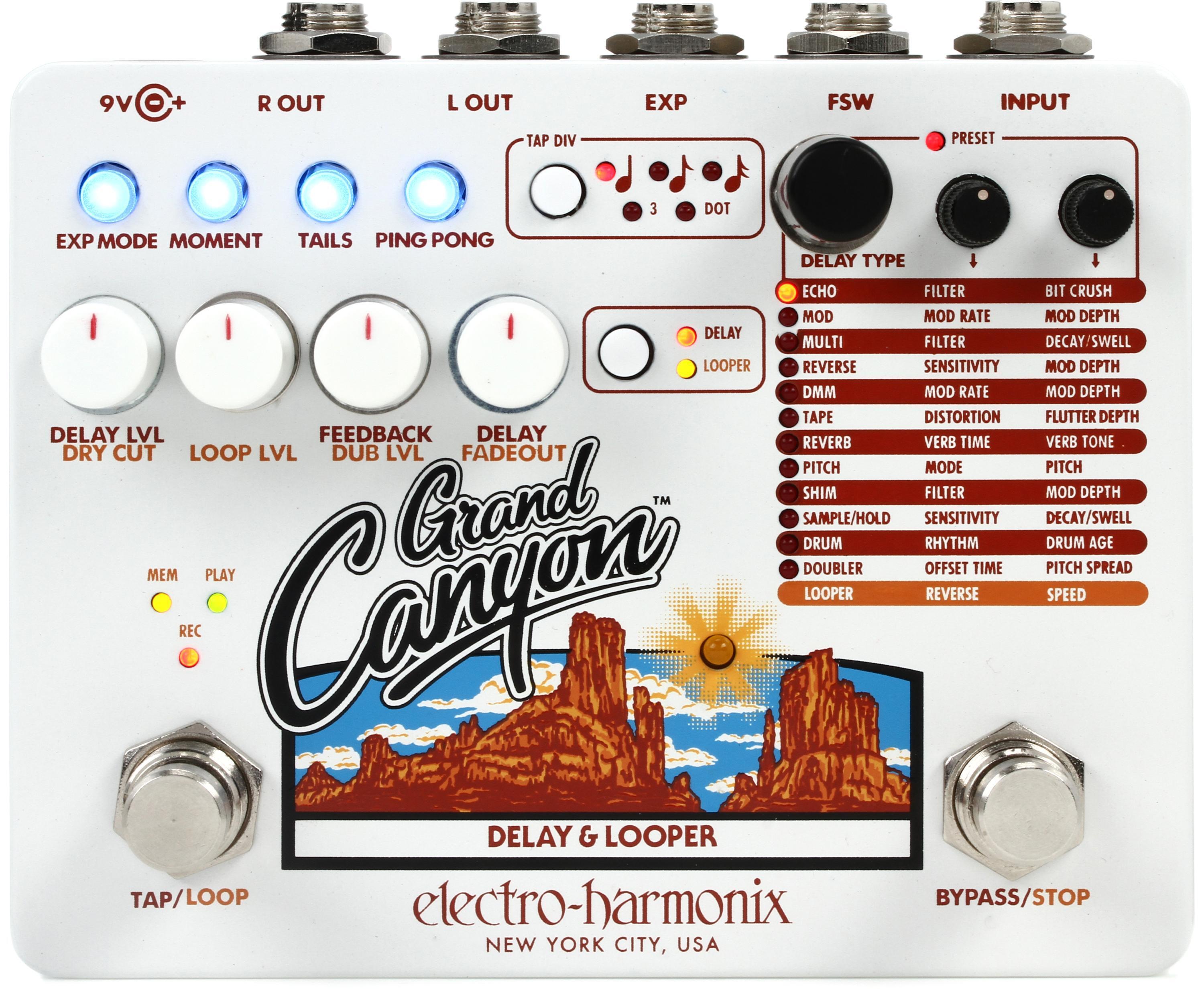 Electro-Harmonix Grand Canyon Delay & Looper Pedal