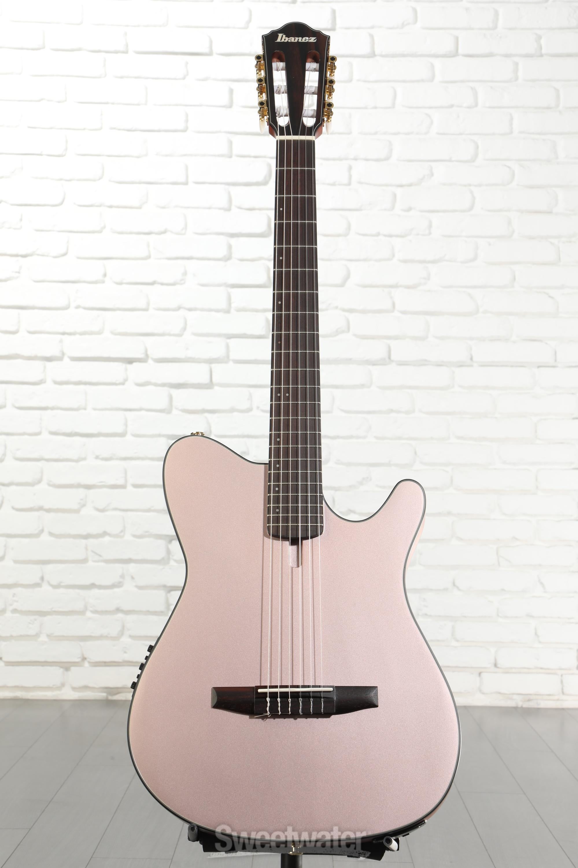 Ibanez FRH10N Thinline Nylon Acoustic-electric Guitar - Rose Gold