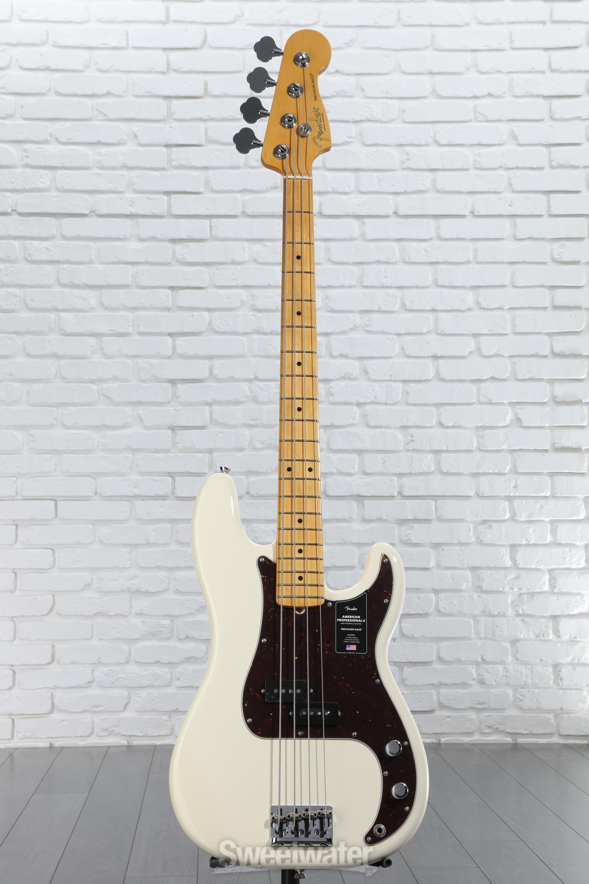 Fender Precision Bass アイボリー Amazon.com: Fender Standard Precision Bass - Olympic White