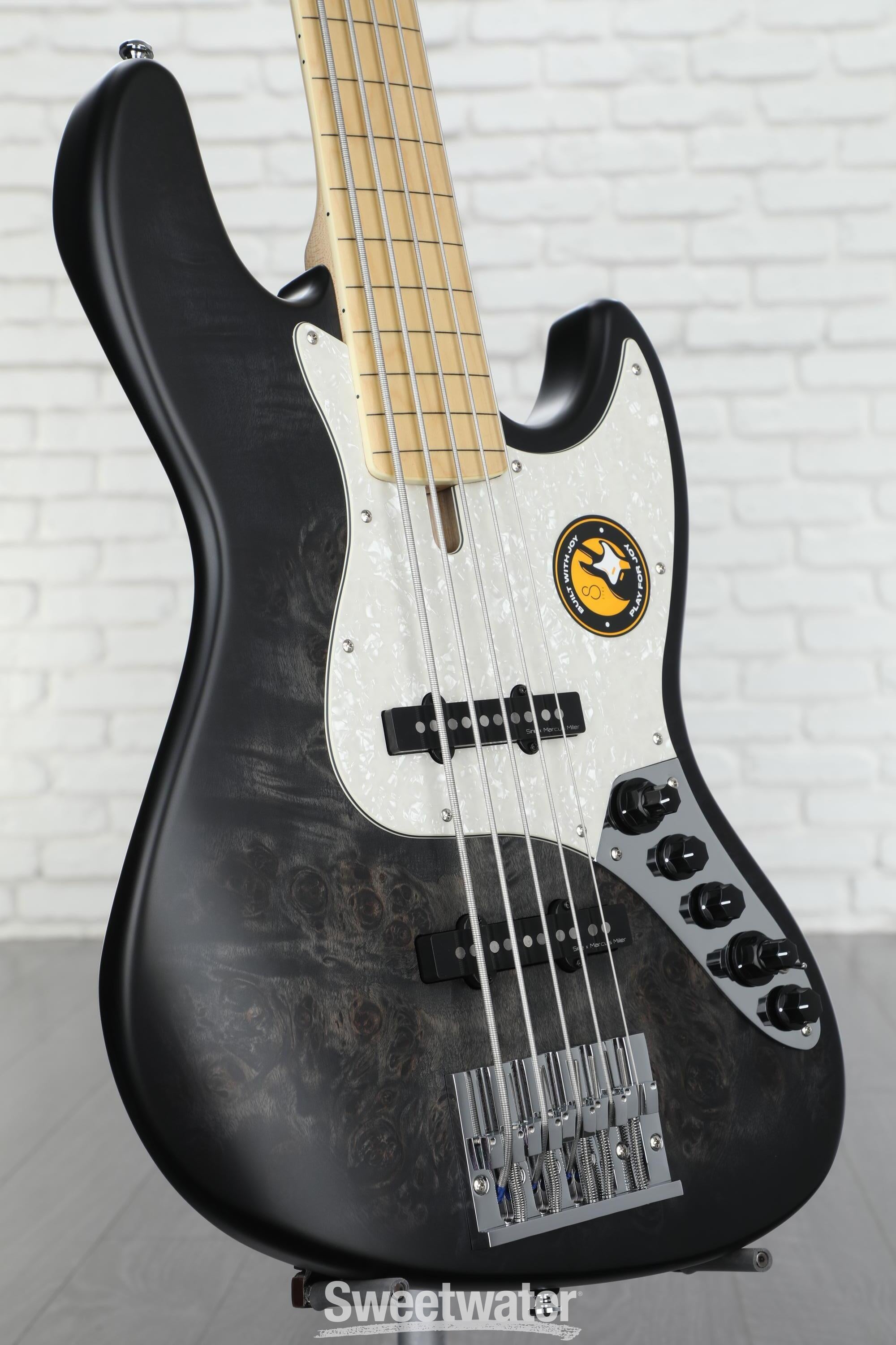 SIRE Marcus Miller V7 ASH jazz bass 5弦 Sire Marcus Miller V7 Swamp Ash Reissue Fretless 5-string Bass