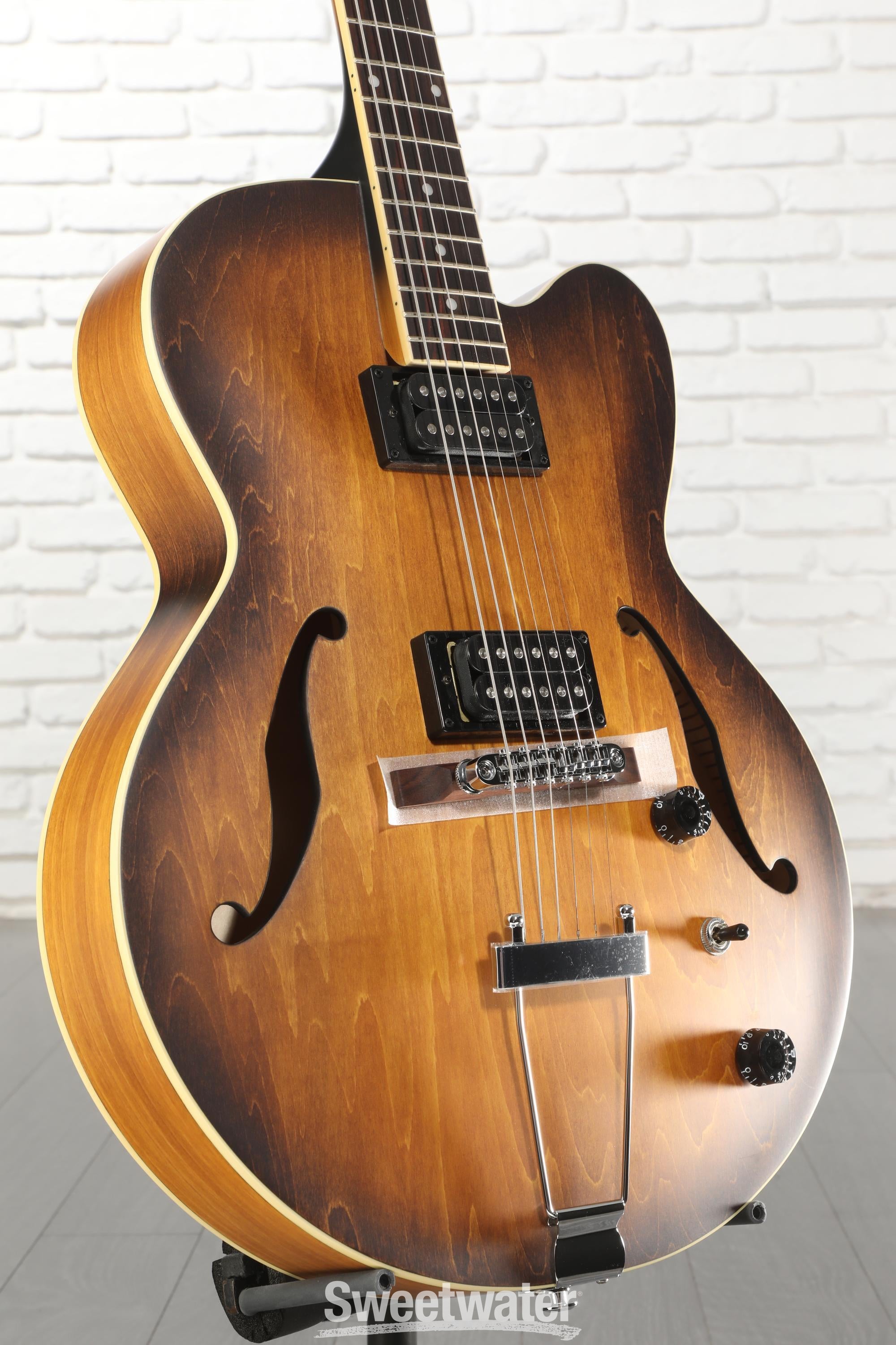 Photo of Ibanez Artcore AF55 Hollowbody Electric Guitar - Tobacco Flat