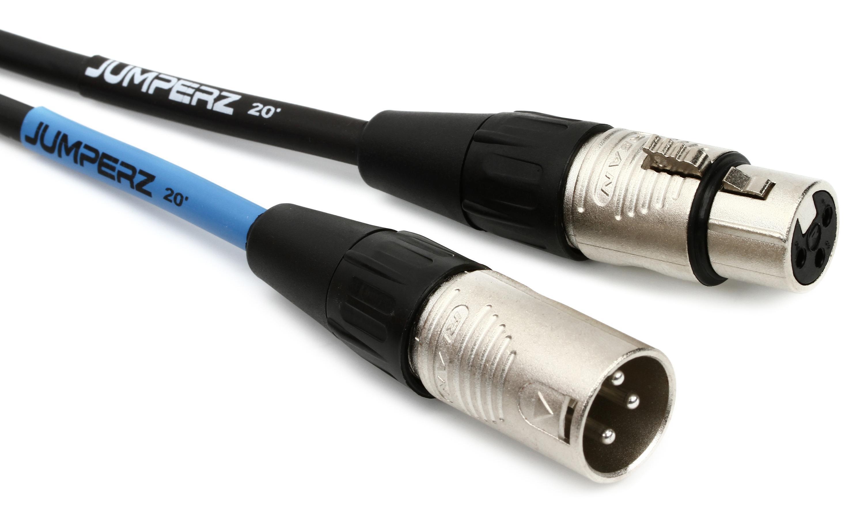 JUMPERZ JBM Blue Line Microphone Cable - 20 foot | Sweetwater