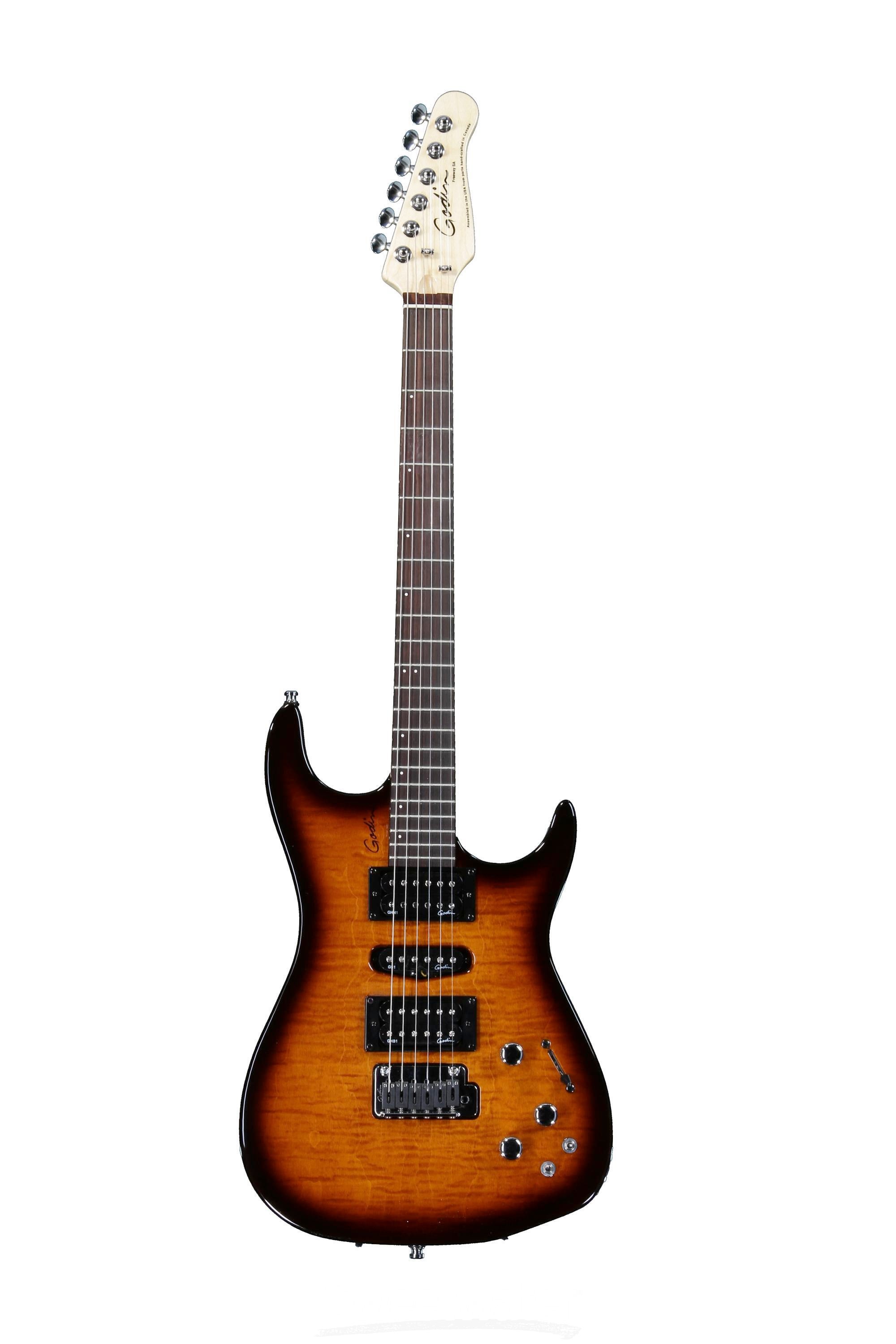 Godin Freeway SA - Lightburst Leaftop Hi Gloss | Sweetwater