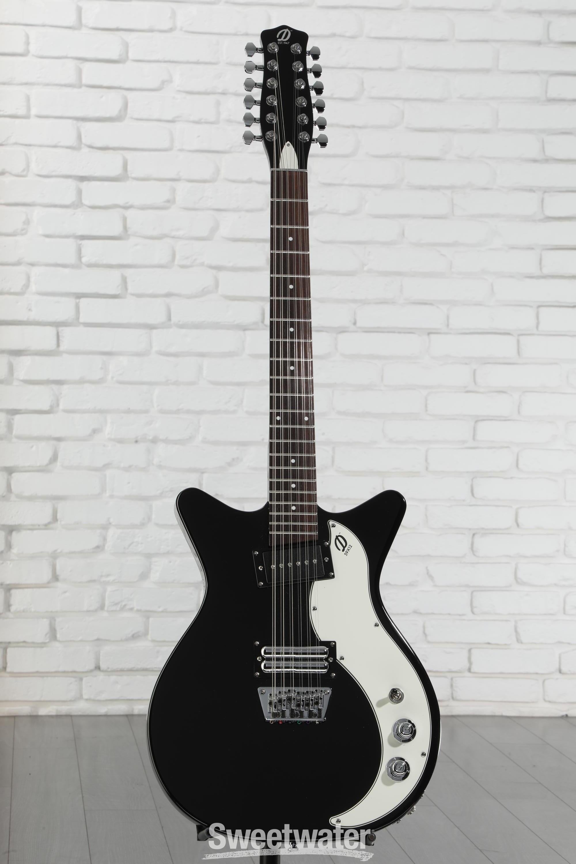 Danelectro 59X12 12-string Electric Guitar - Black | Sweetwater Danelectro 59X12 12-string Electric Guitar - Black | Sweetwater