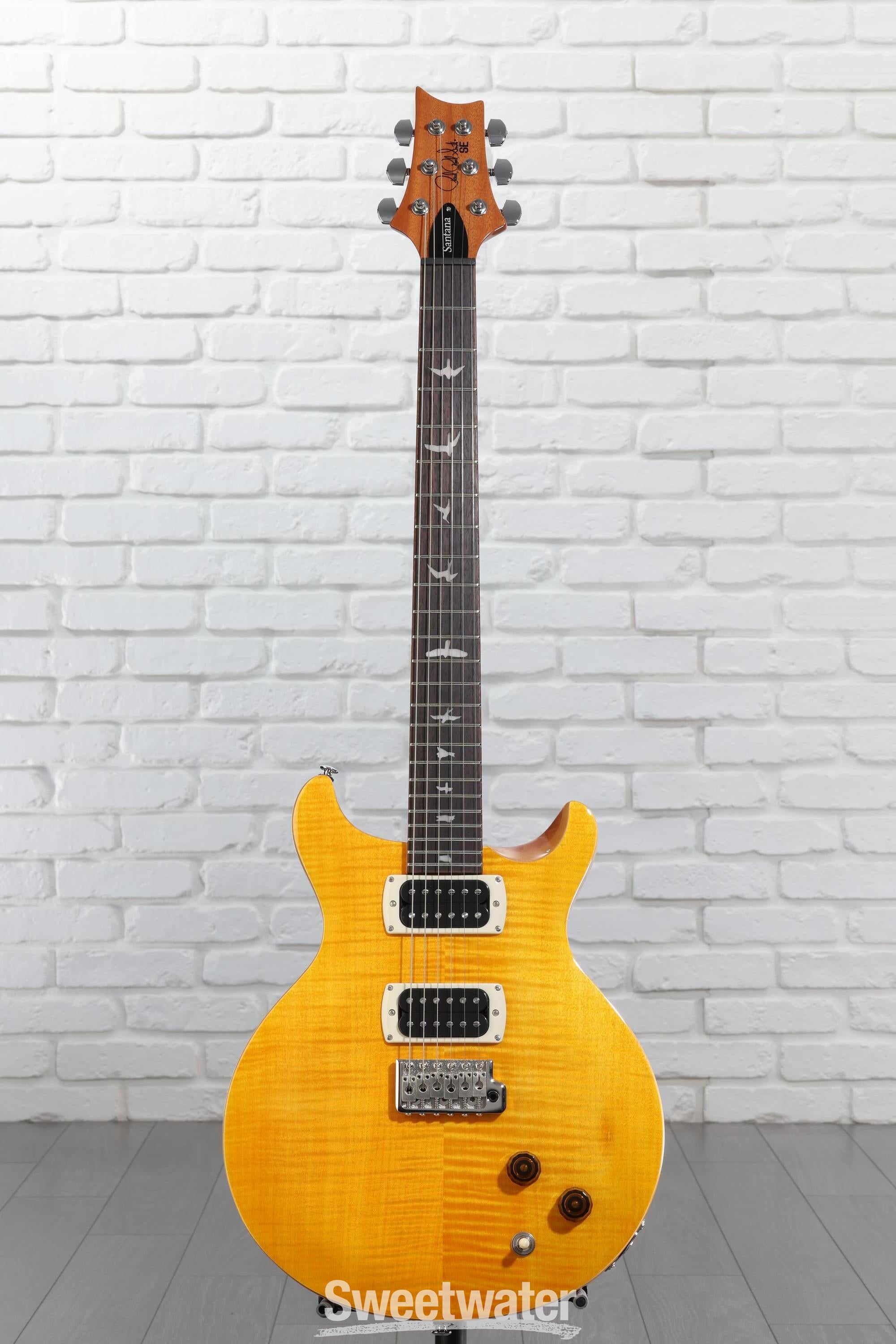 PRS SE Santana Electric Guitar - Santana Yellow | Sweetwater