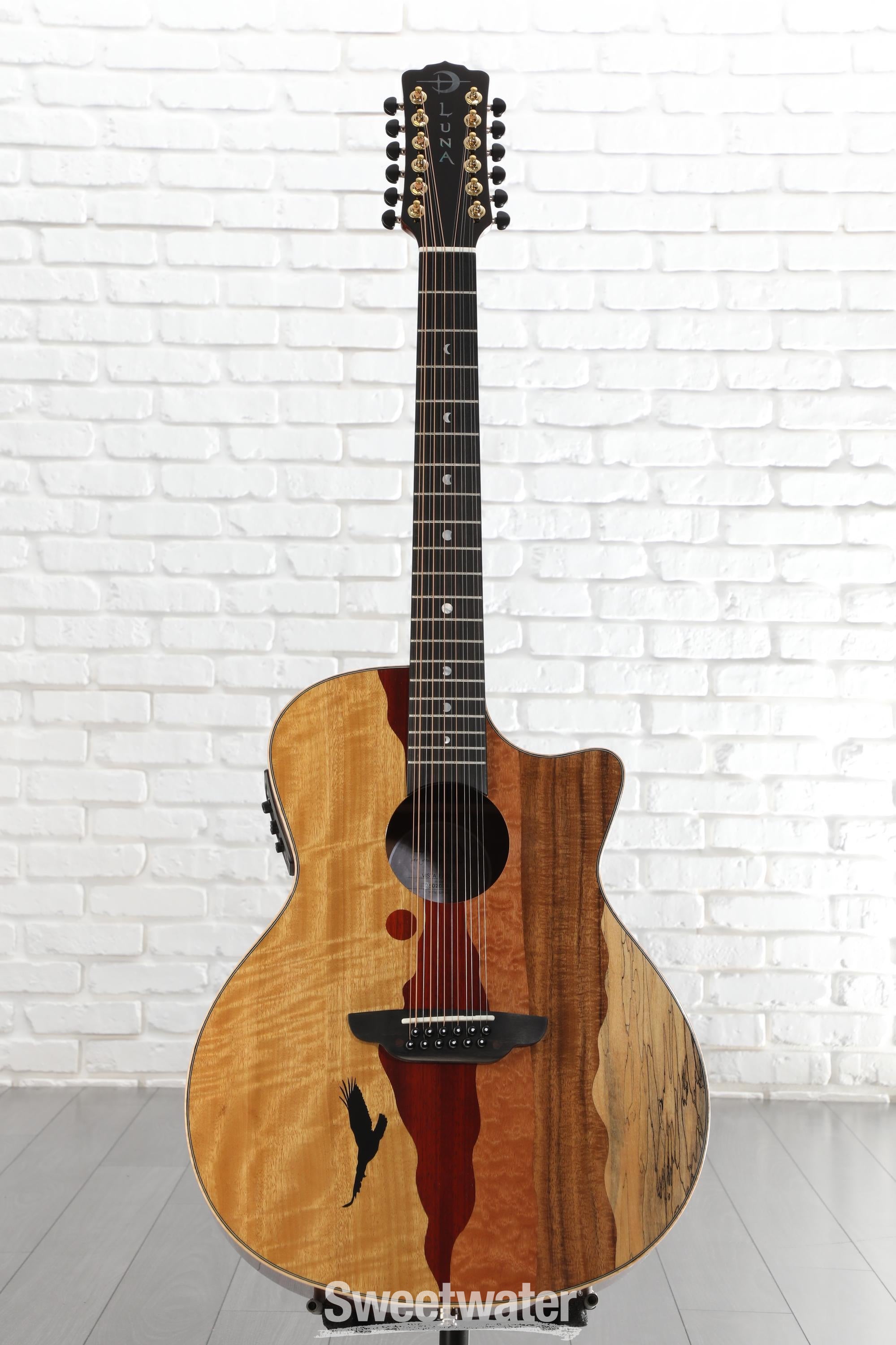 Luna Vista Eagle 12-string Acoustic-electric Guitar - Gloss