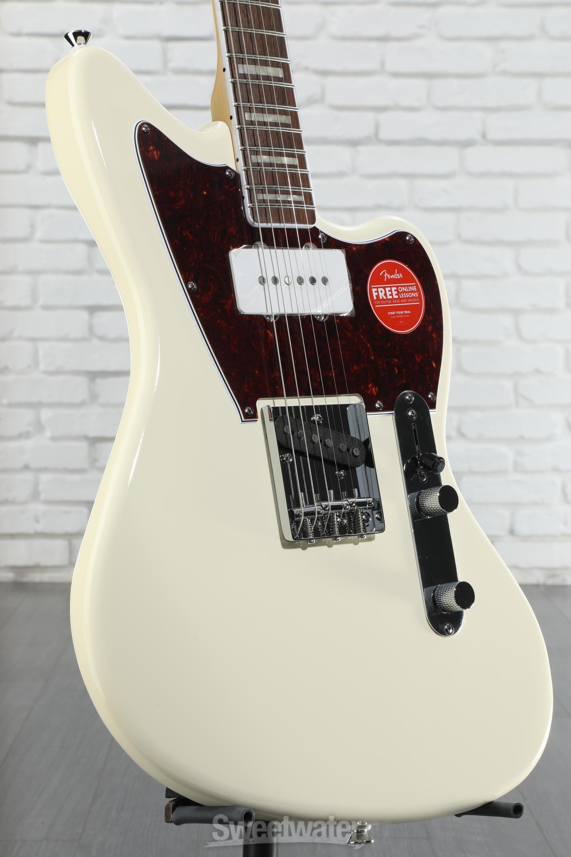Squier Limited-edition Paranormal Offset Telecaster SJ Electric Guitar - Olympic White