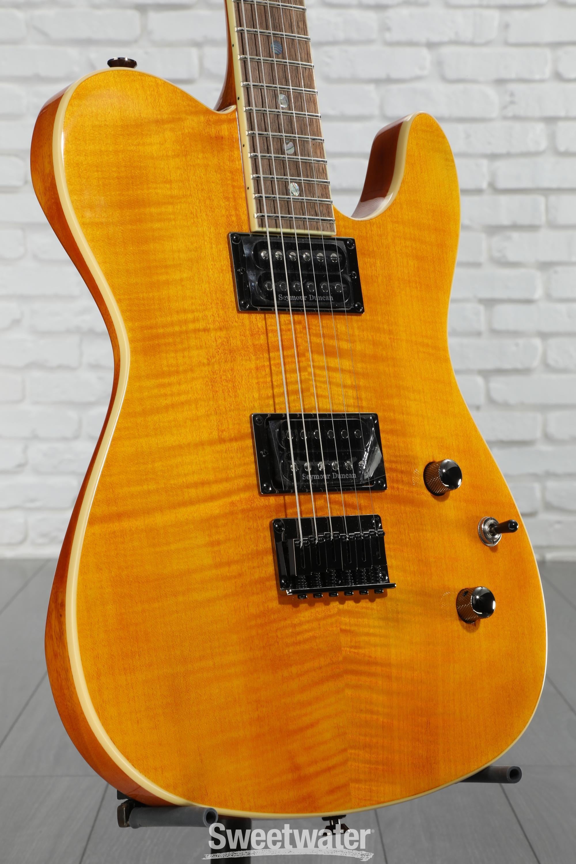 Fender Custom Telecaster FMT HH アンバー Fender Special Edition Custom Telecaster FMT HH - Amber