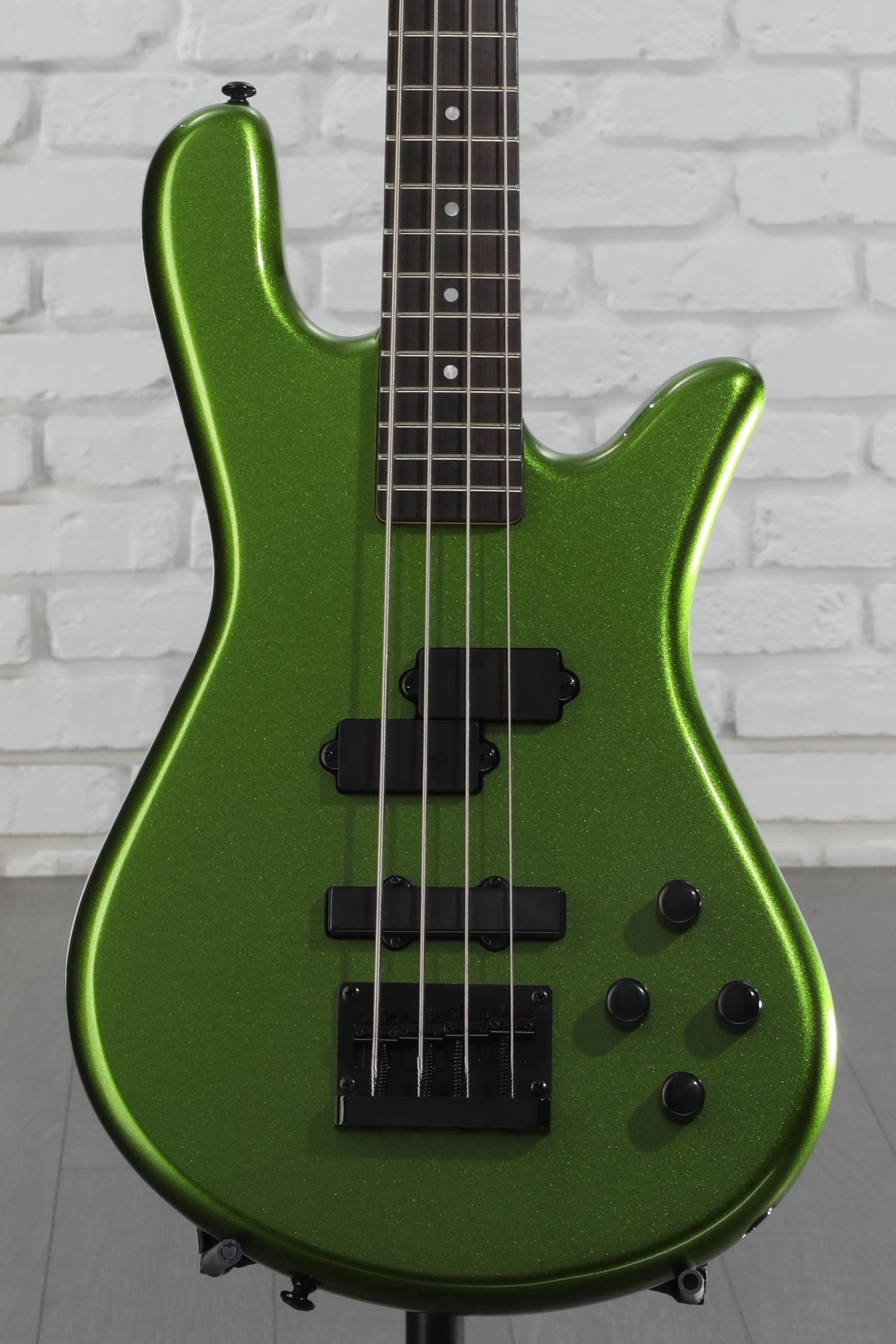 Spector Performer 4 Bass Guitar - Metallic Green | Sweetwater