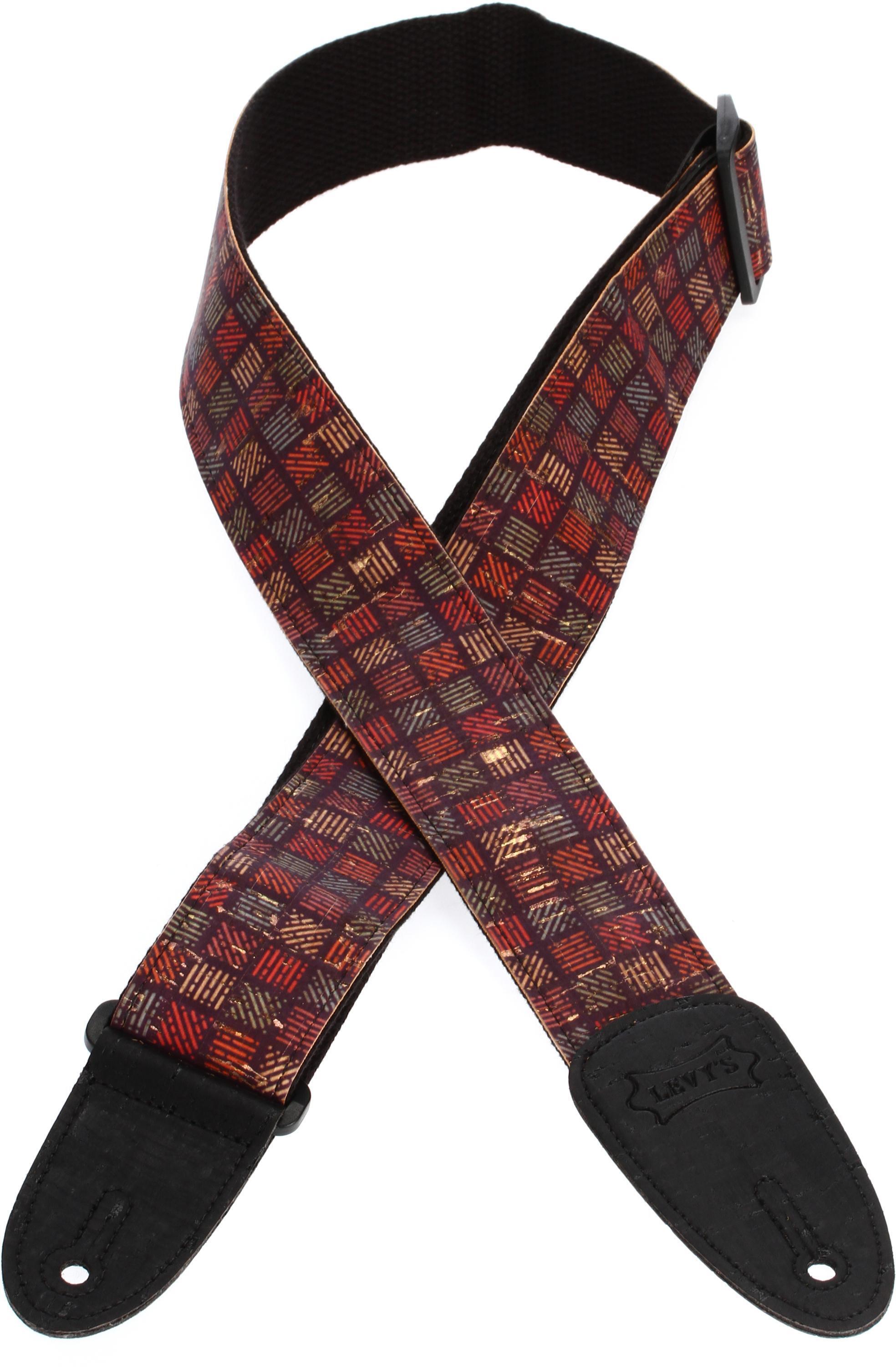 Photo of Levy's MX8-004 Cork Guitar Strap - Orleans