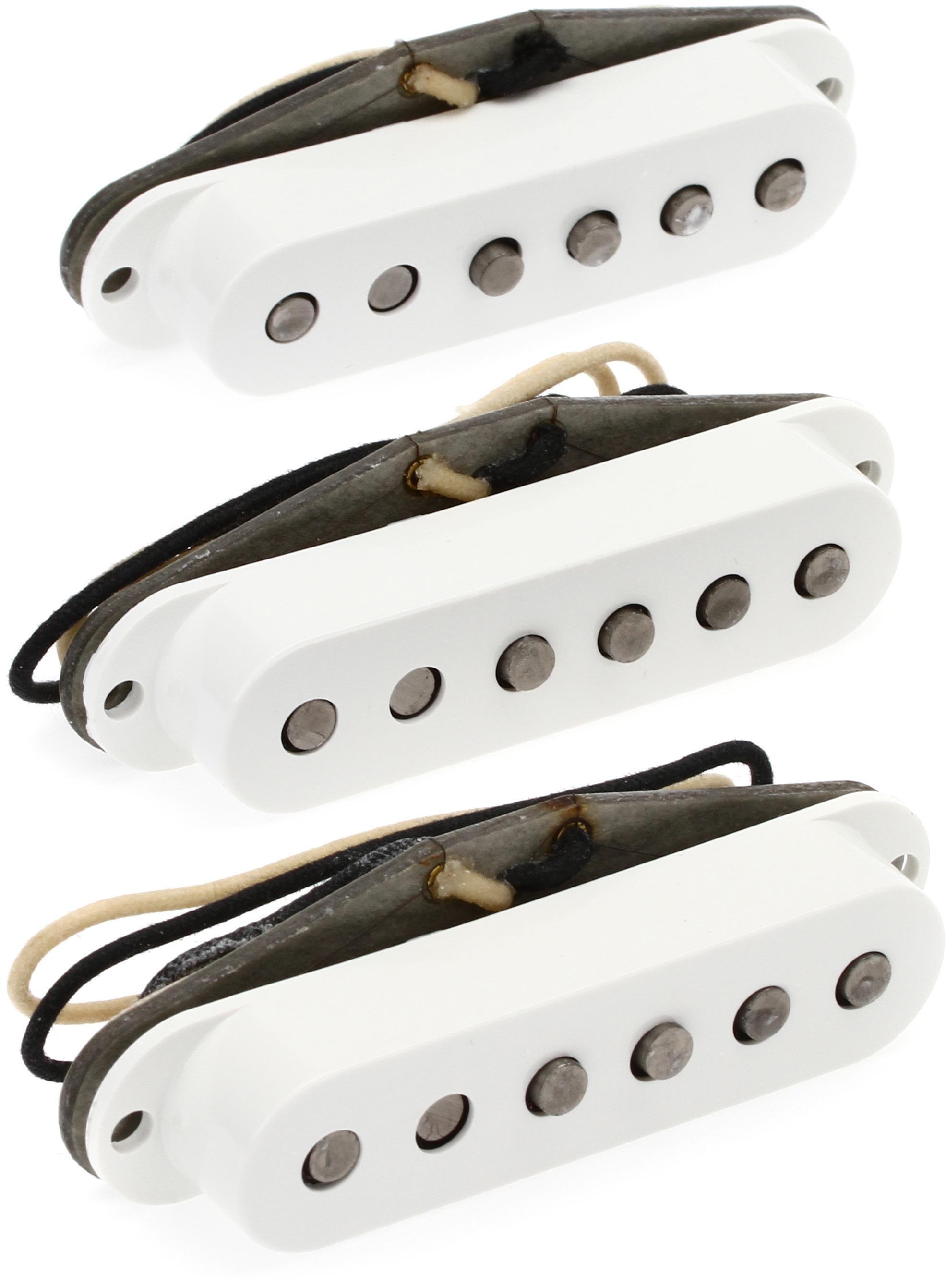 Fender Custom '69 Stratocaster Pickup Set - White | Sweetwater