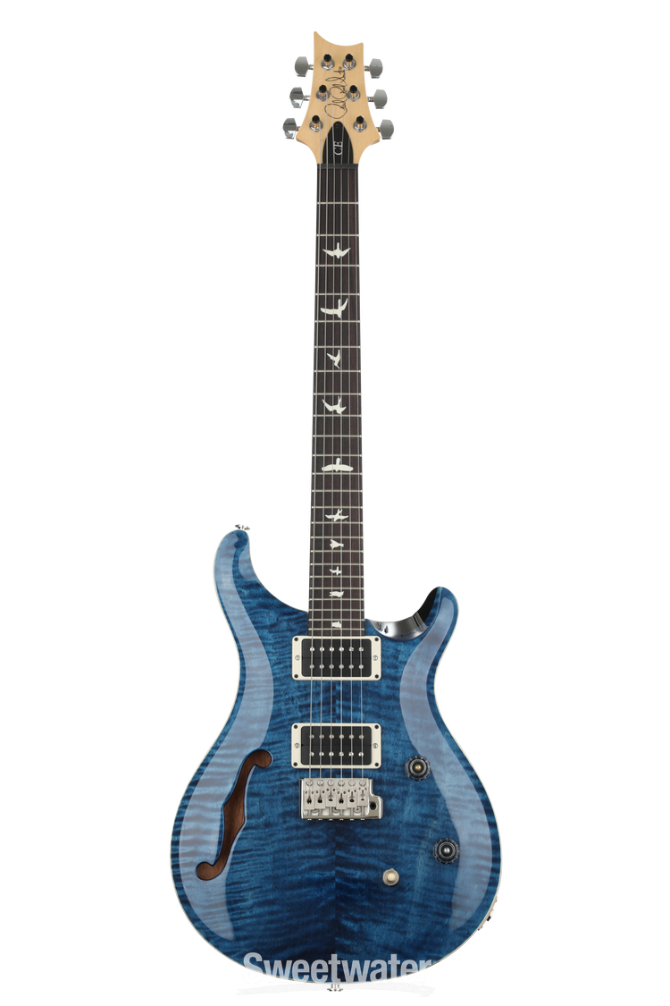 PRS CE 24 Semi-Hollow Electric Guitar - Whale Blue | Sweetwater