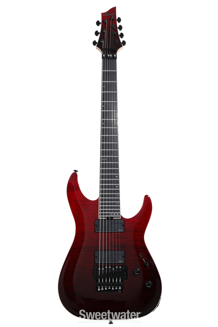 Schecter C-7 FR SLS Elite Electric Guitar - Blood Burst | Sweetwater