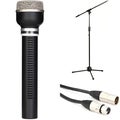Photo of Warm Audio WA-19 Dynamic Studio Microphone with Stand and Cable - Black