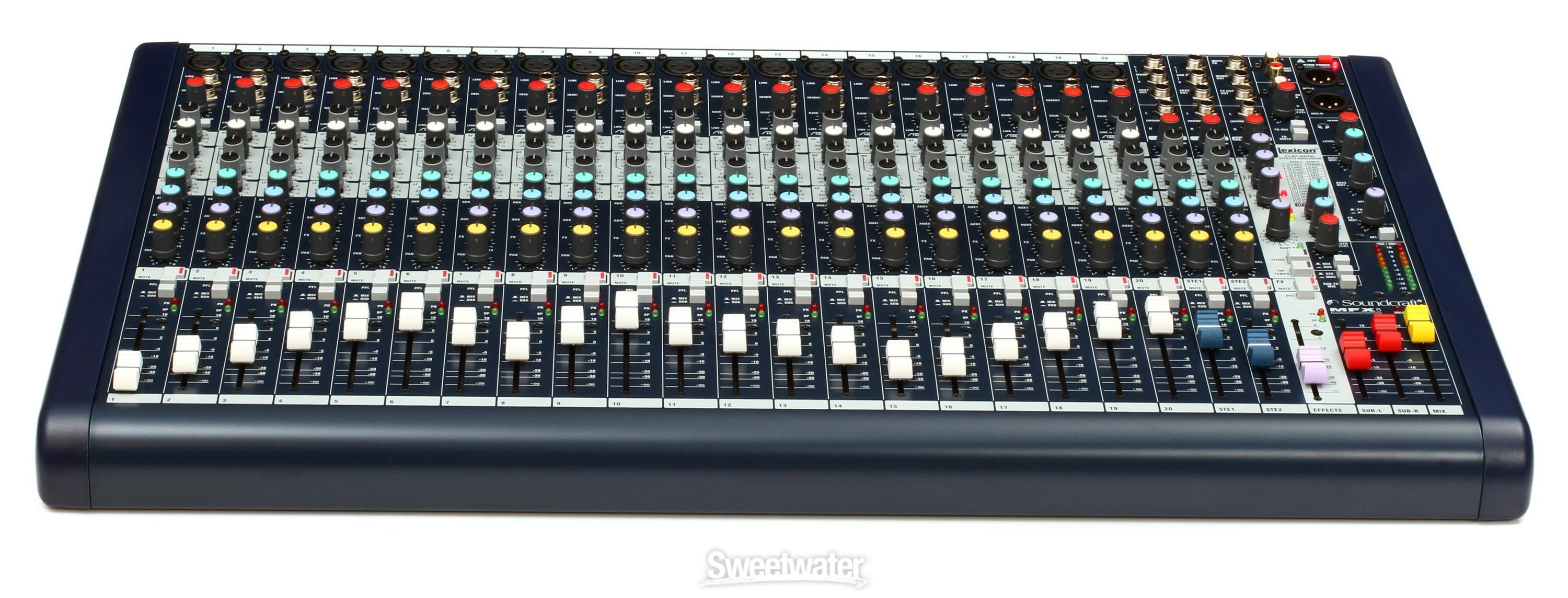 Soundcraft MFXi 20 Reviews | Sweetwater