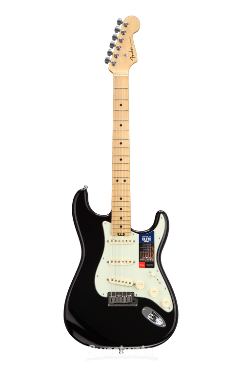 Fender American Elite Stratocaster - Mystic Black with Maple