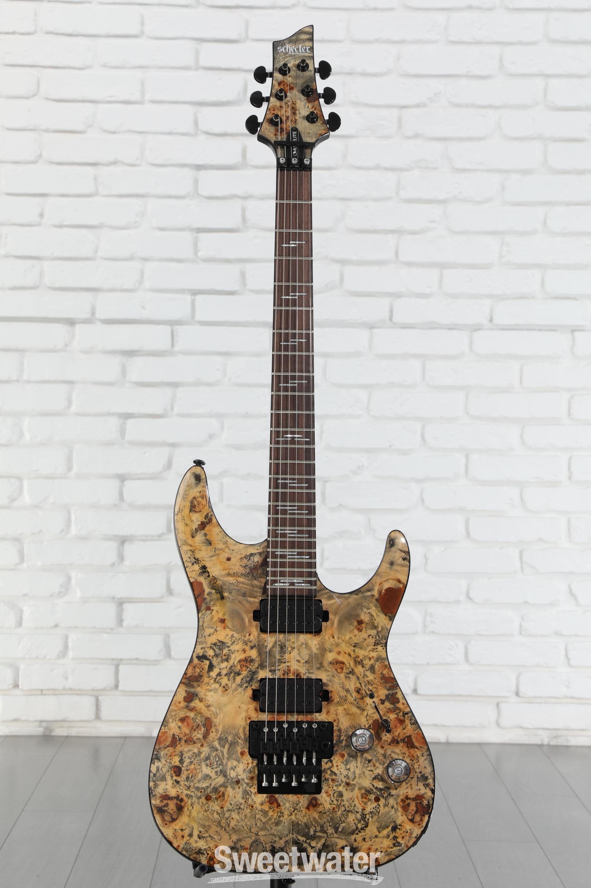 Schecter OMEN6 ソフトケース付き Schecter Omen Elite-6 FR Electric Guitar - Charcoal | Sweetwater