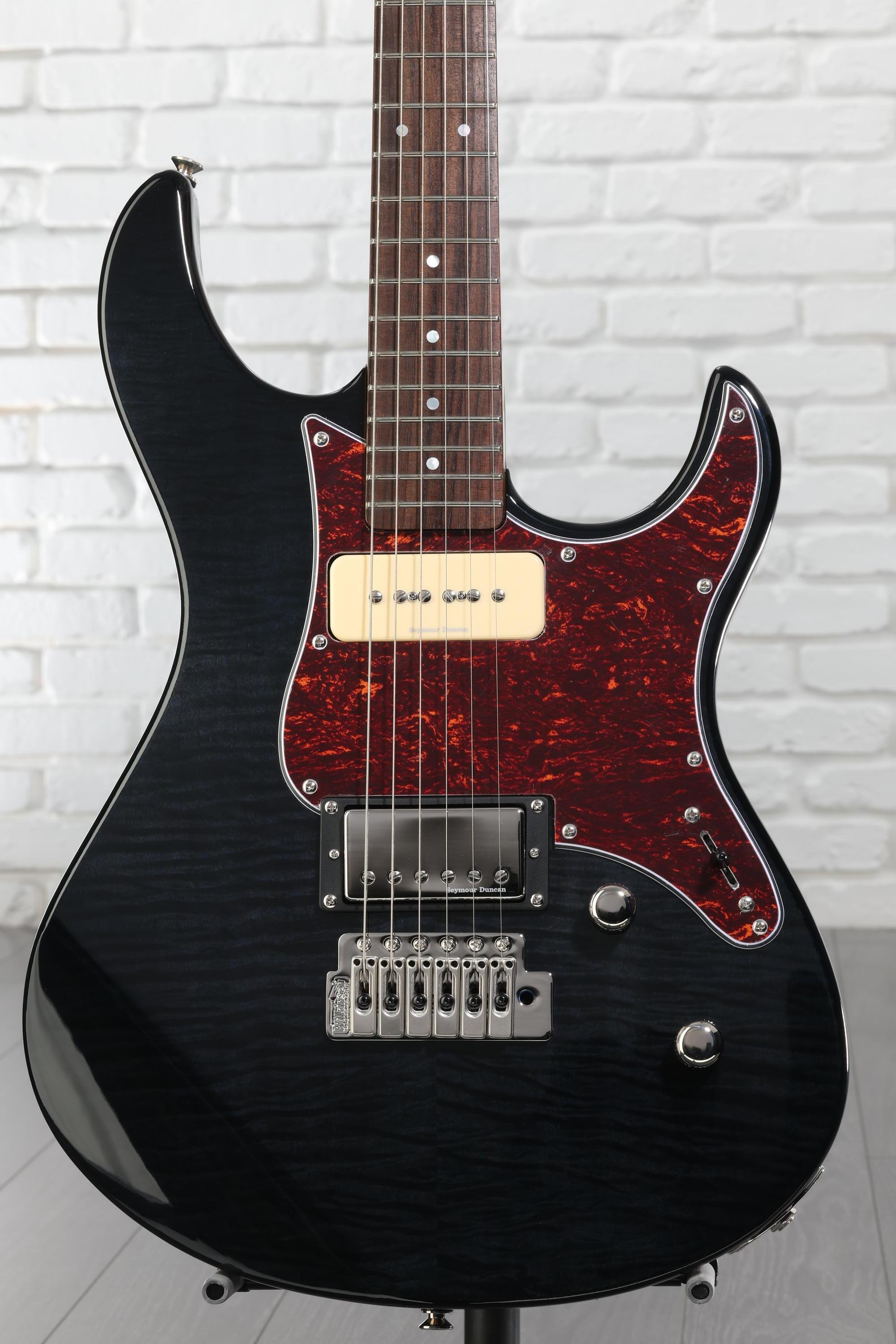Yamaha PAC611VFM Pacifica Electric Guitar - Trans Black | Sweetwater