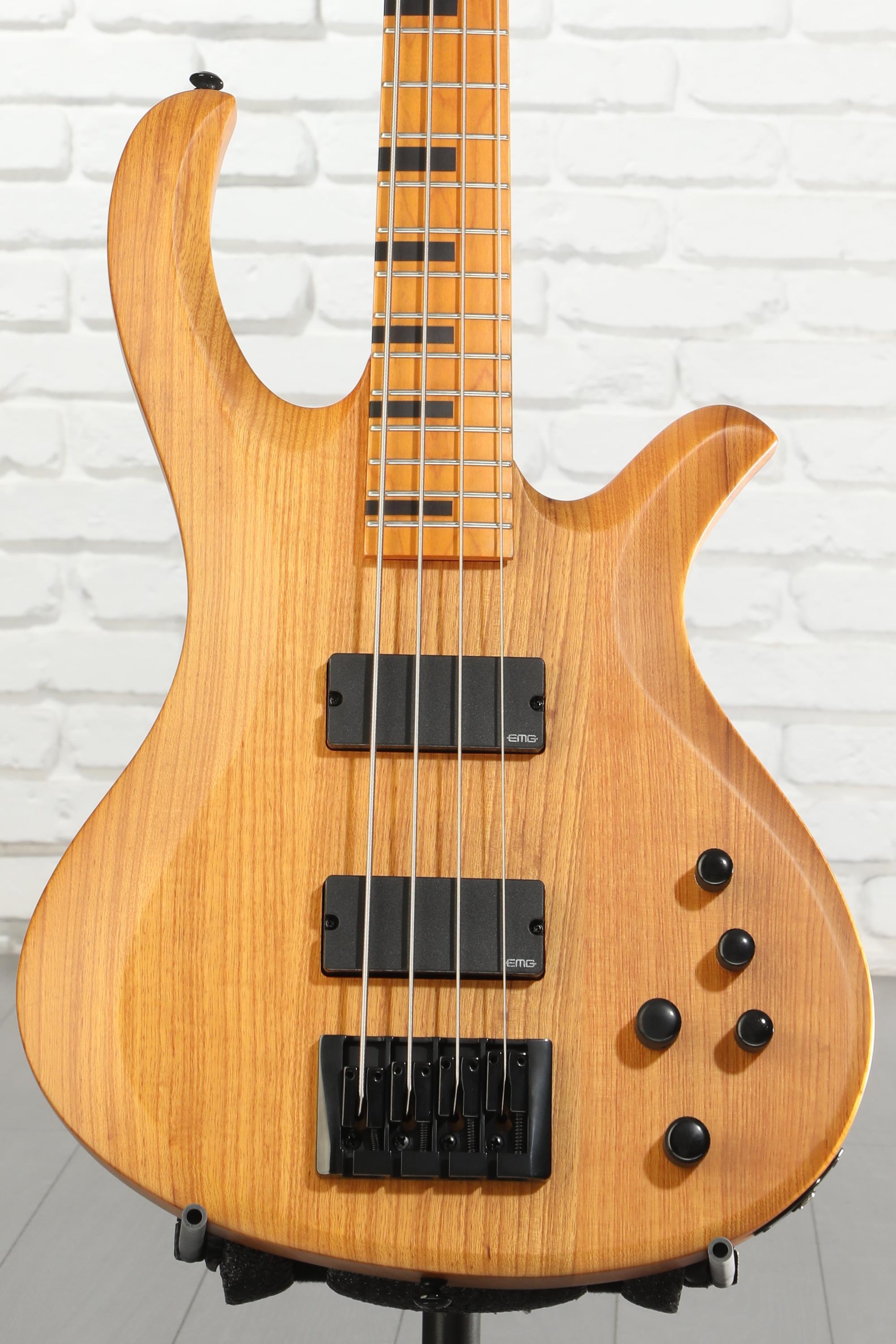 Schecter Session Riot-4 Bass Guitar - Aged Natural Satin | Sweetwater