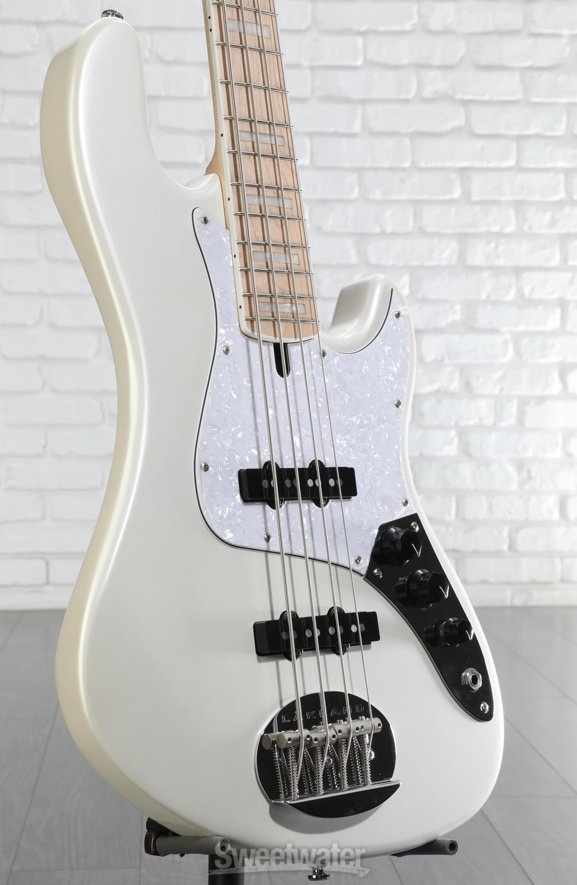 Lakland Skyline Darryl Jones DJ-4 Bass Guitar - White Pearl with