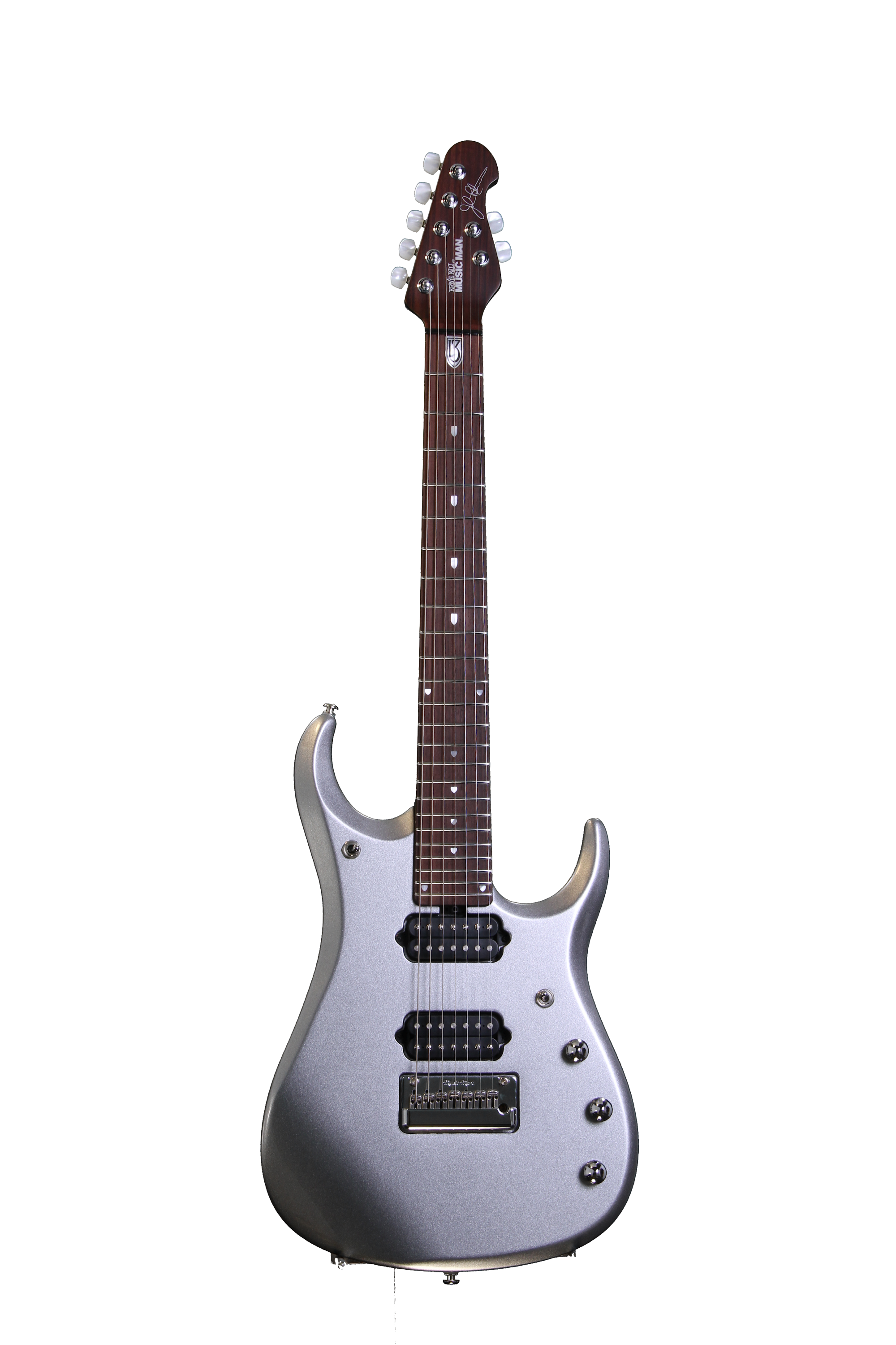 Ernie Ball Music Man JP13 7 Platinum Silver, Rosewood Sweetwater