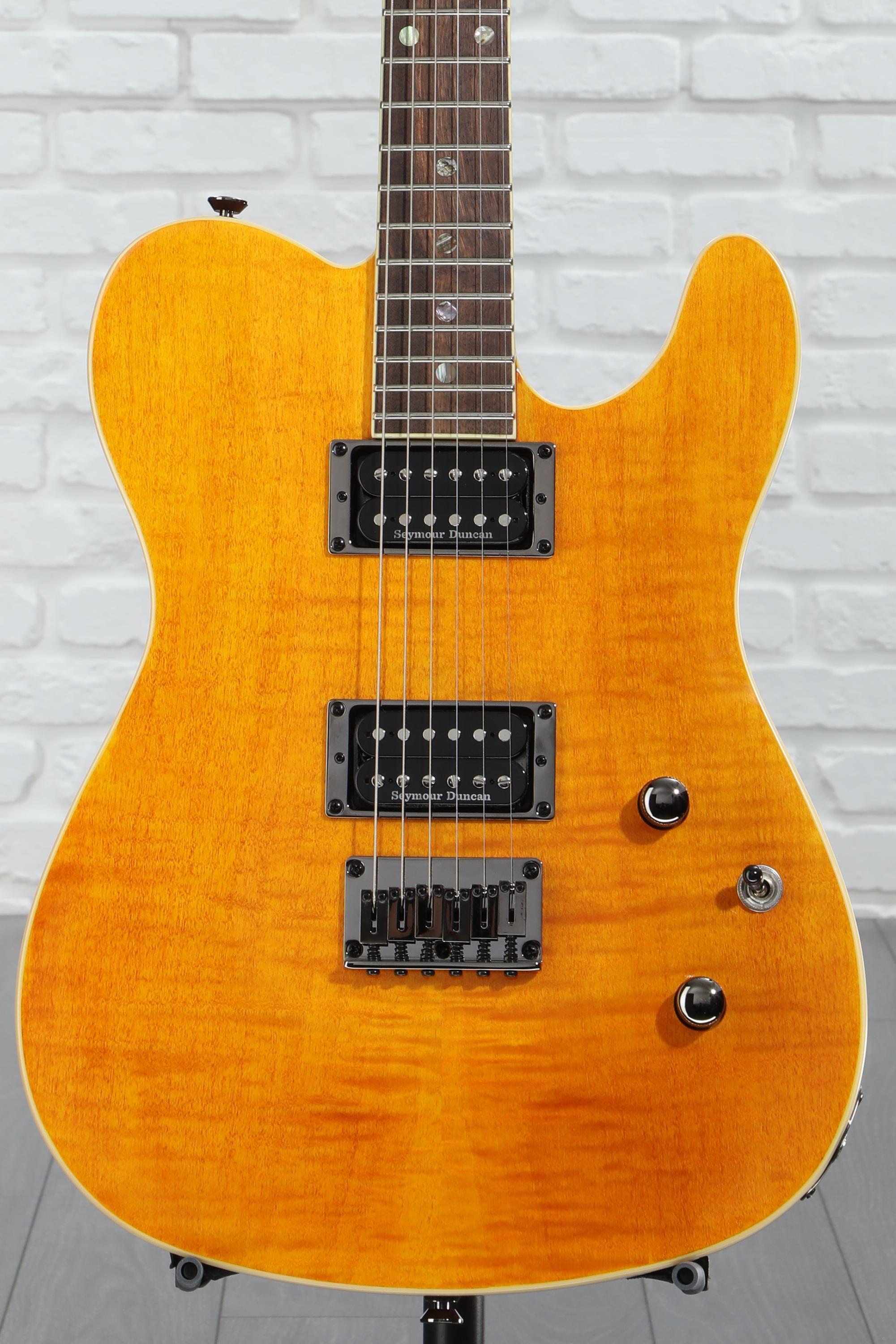 Fender（フェンダー） Telecaster FMT HH Amber Fender Special Edition Custom Telecaster FMT HH - Amber