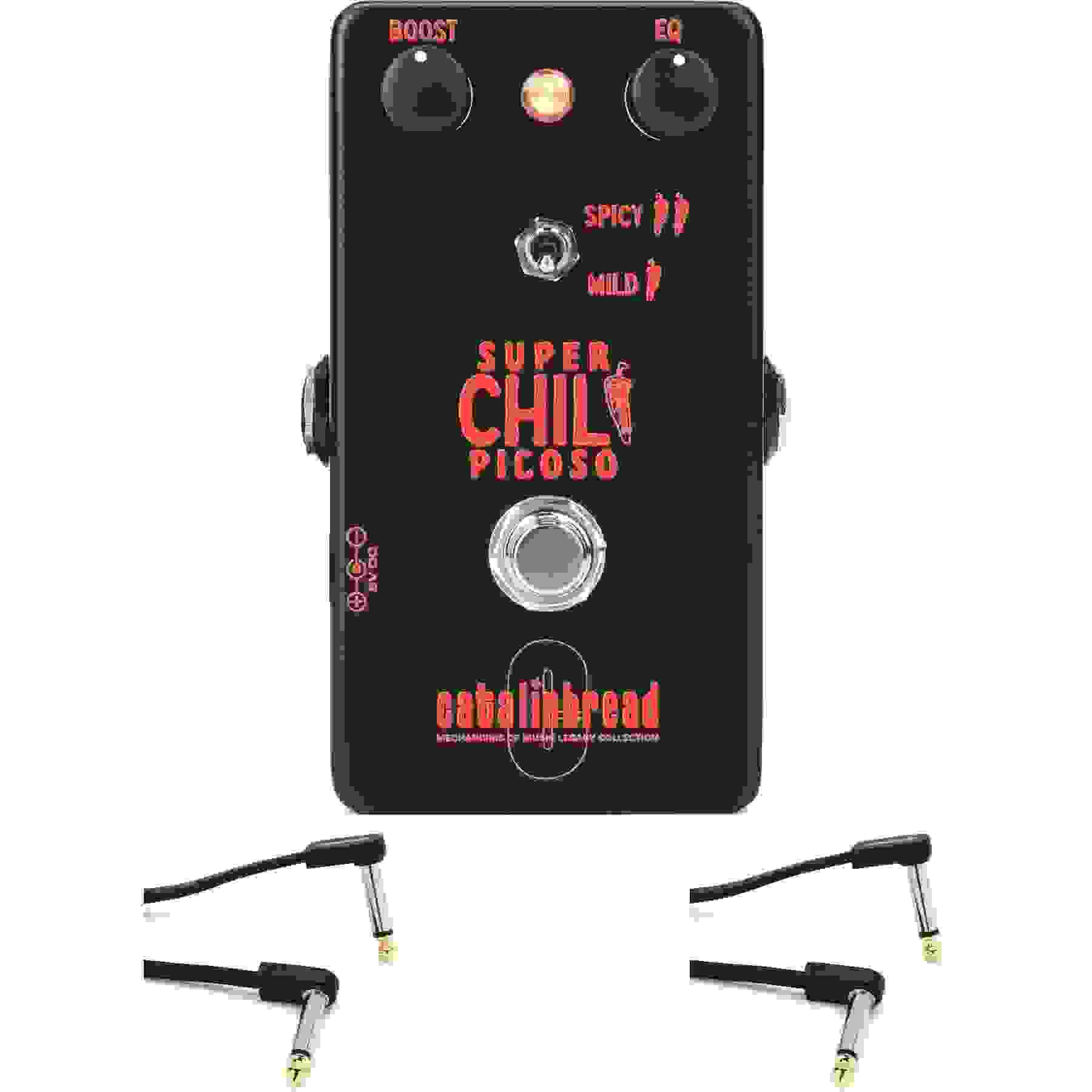 Catalinbread Super Chili Picoso Boost Reissue Pedal with EBS Patch