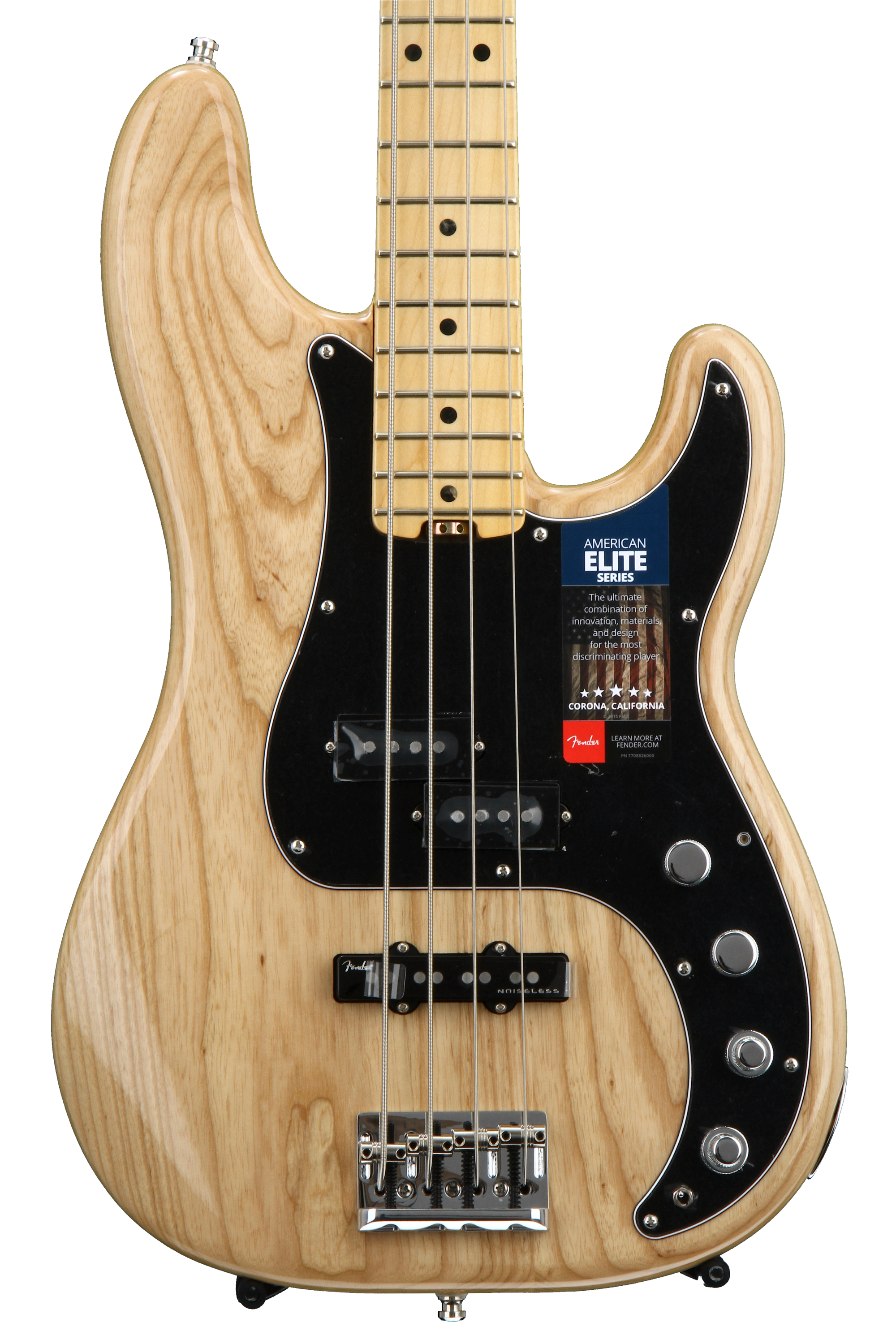 Fender American Elite Precision Bass - Natural w/ Maple