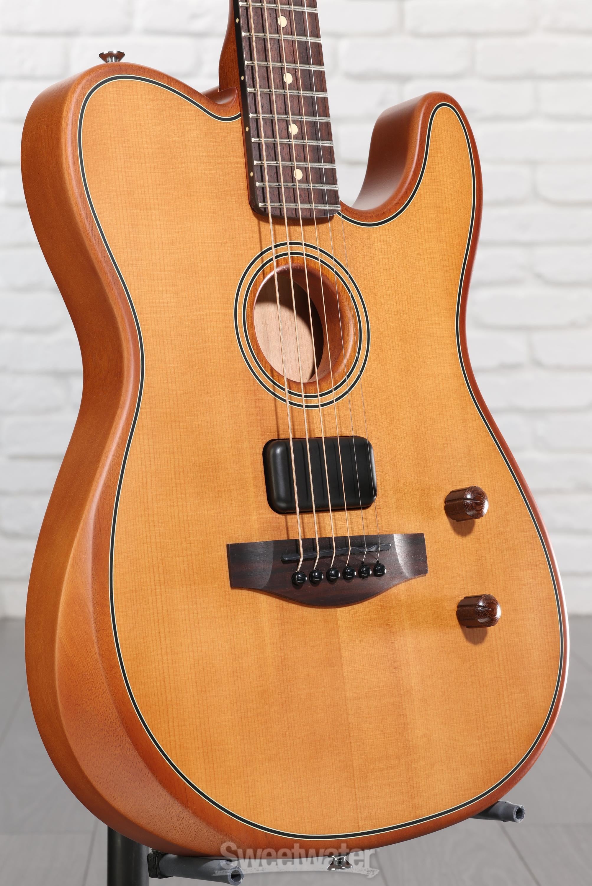Photo of Fender Fender Acoustasonic Standard Telecaster Acoustic-electric Guitar - Aged Natural