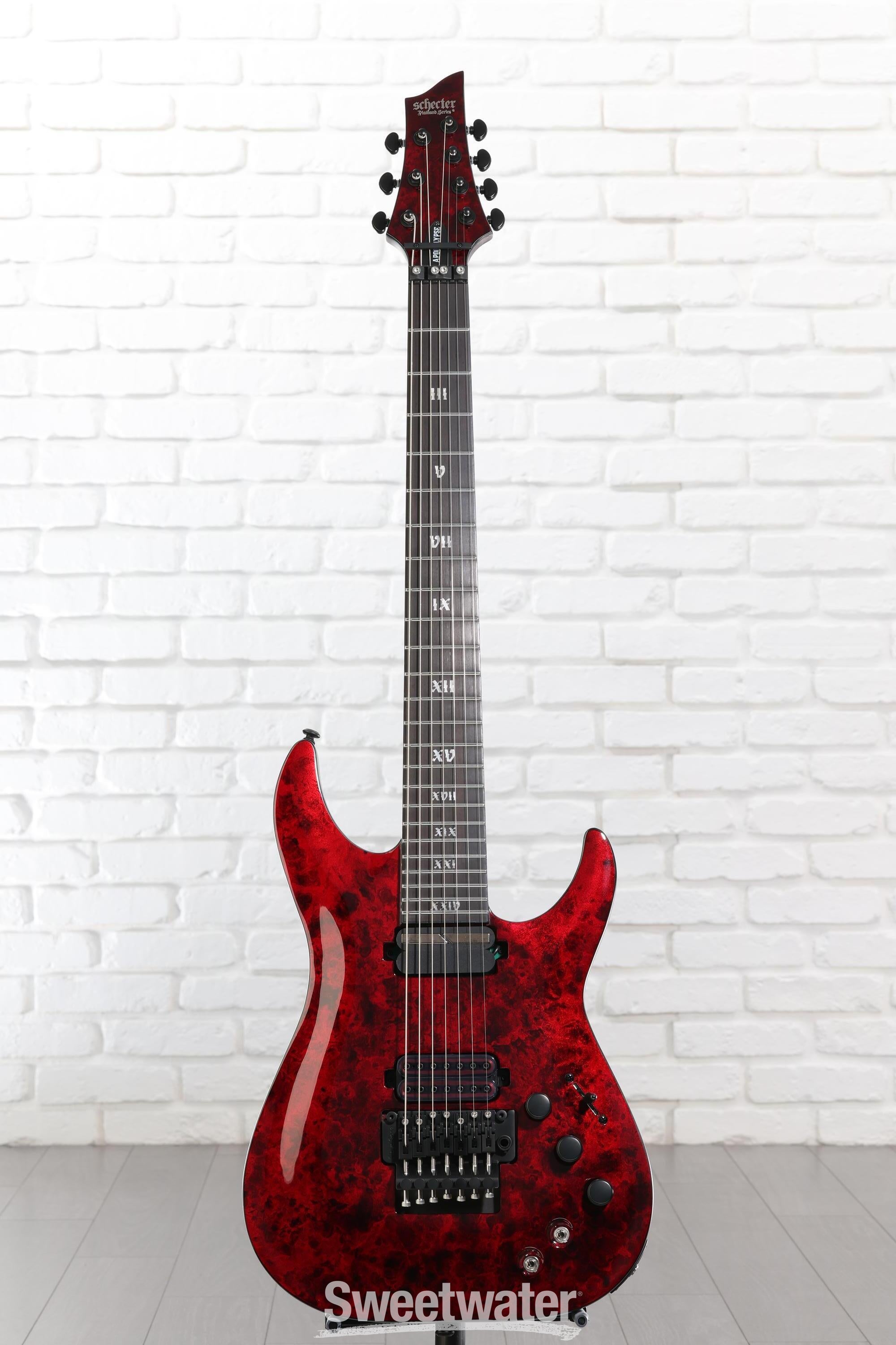 Schecter C-7 FR-S Apocalypse Electric Guitar - Red Reign | Sweetwater