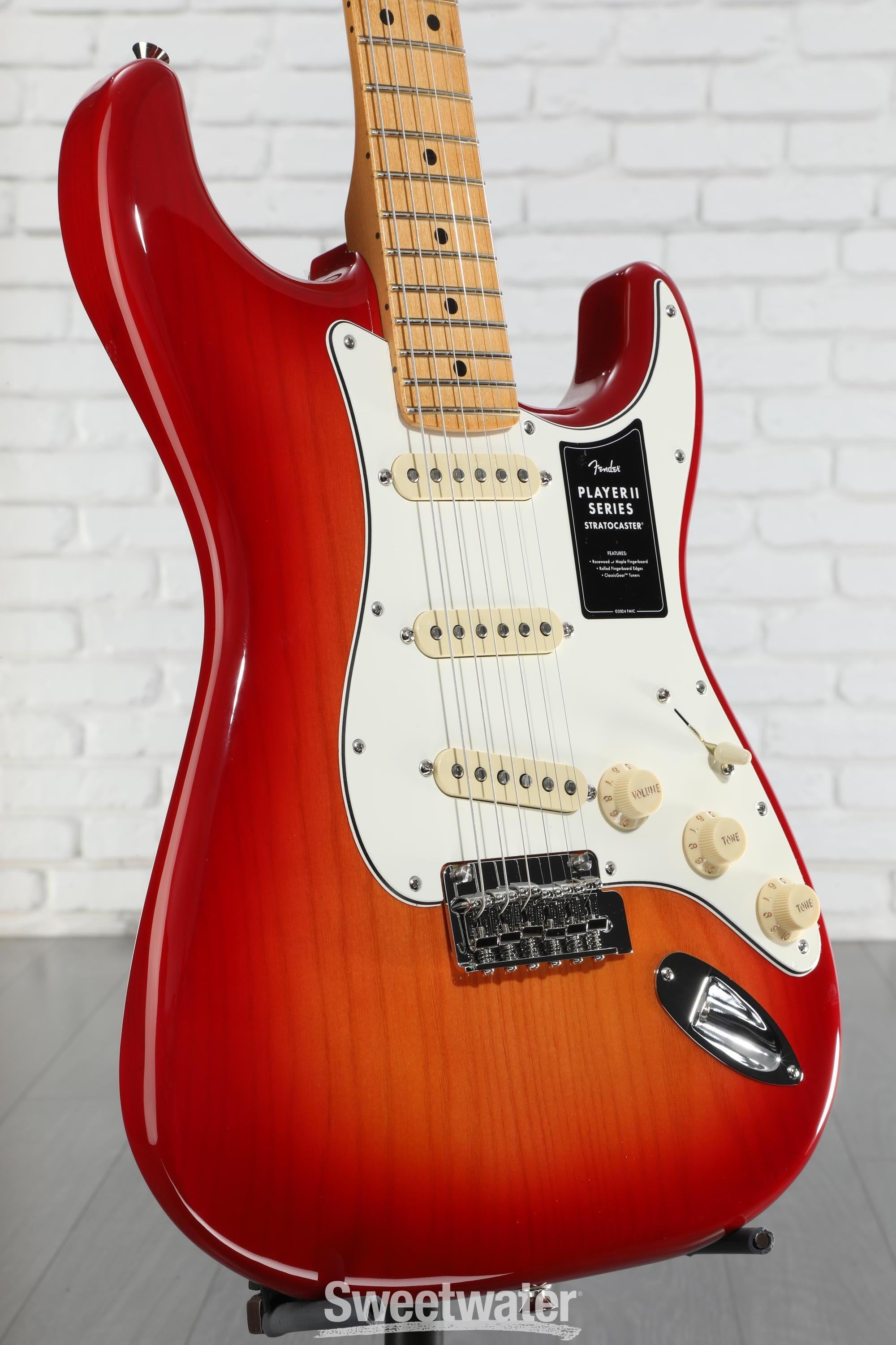 Fender Player II Stratocaster Electric Guitar - Aged Cherry